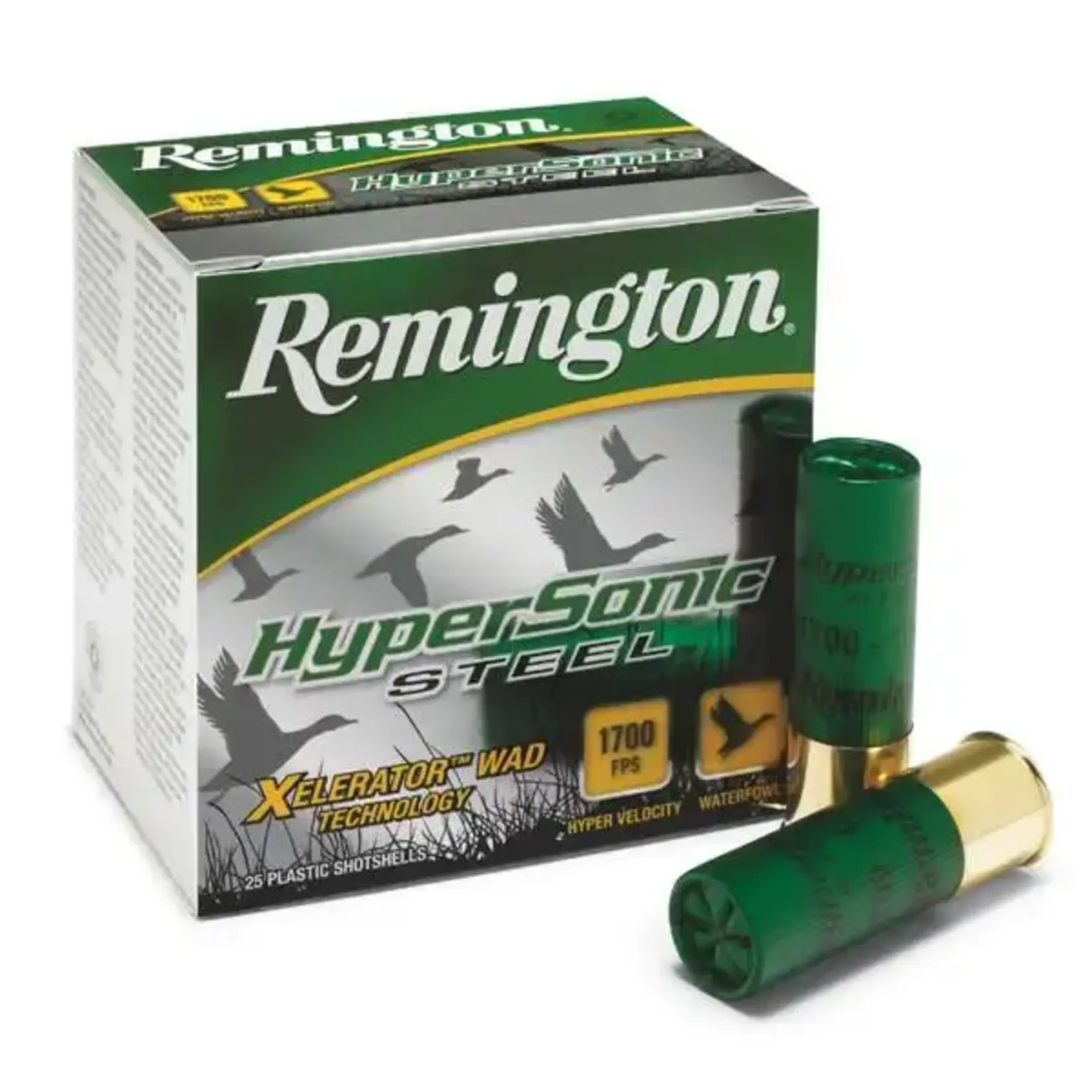 REMINGTON REMINGTON HYPERSONIC STEEL XELERATOR AMMO 12 GAUGE 3" 1-1/4 #4
