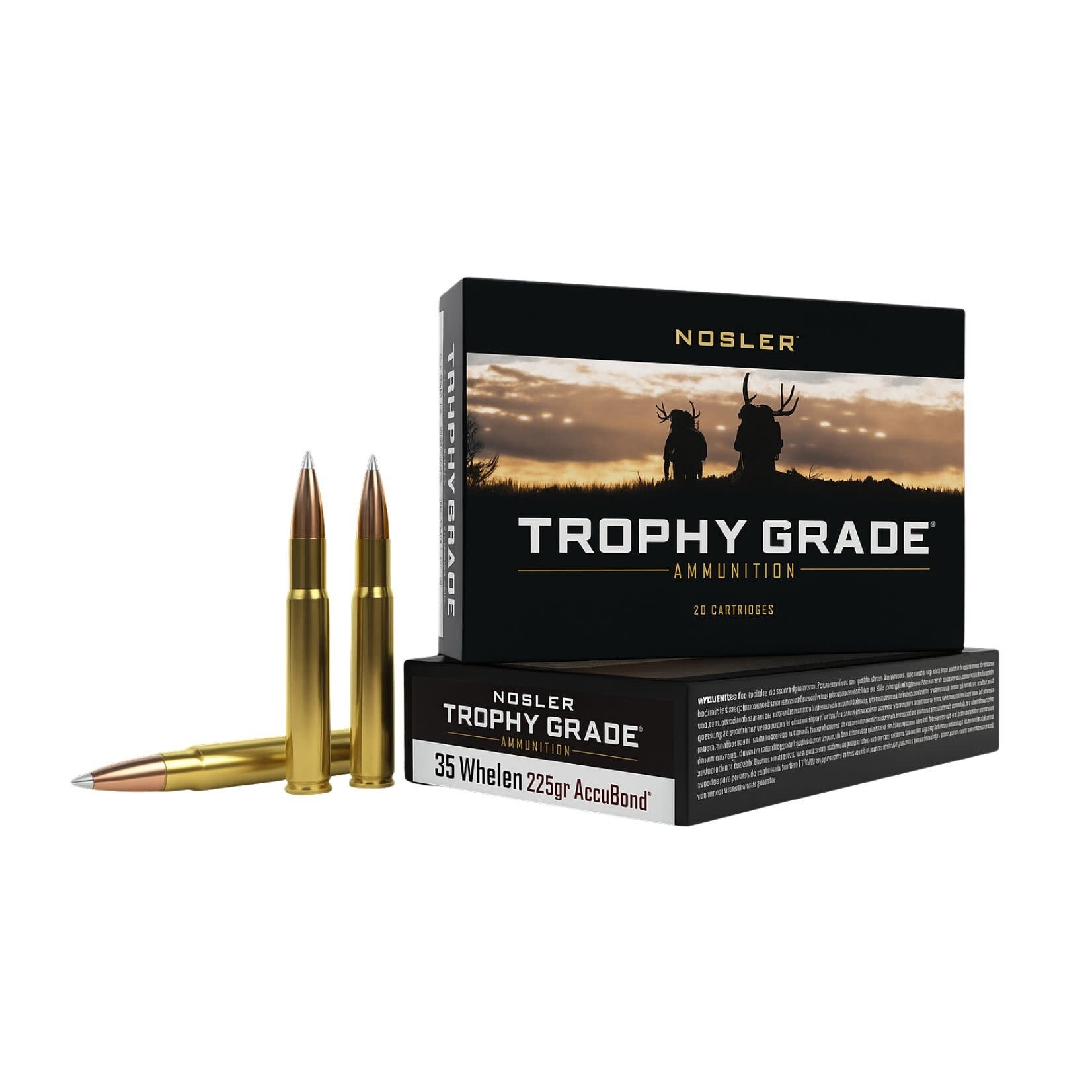 NOSLER NOSLER 35 WHELEN 225 GR ACCUBOND TROPHY GRADE