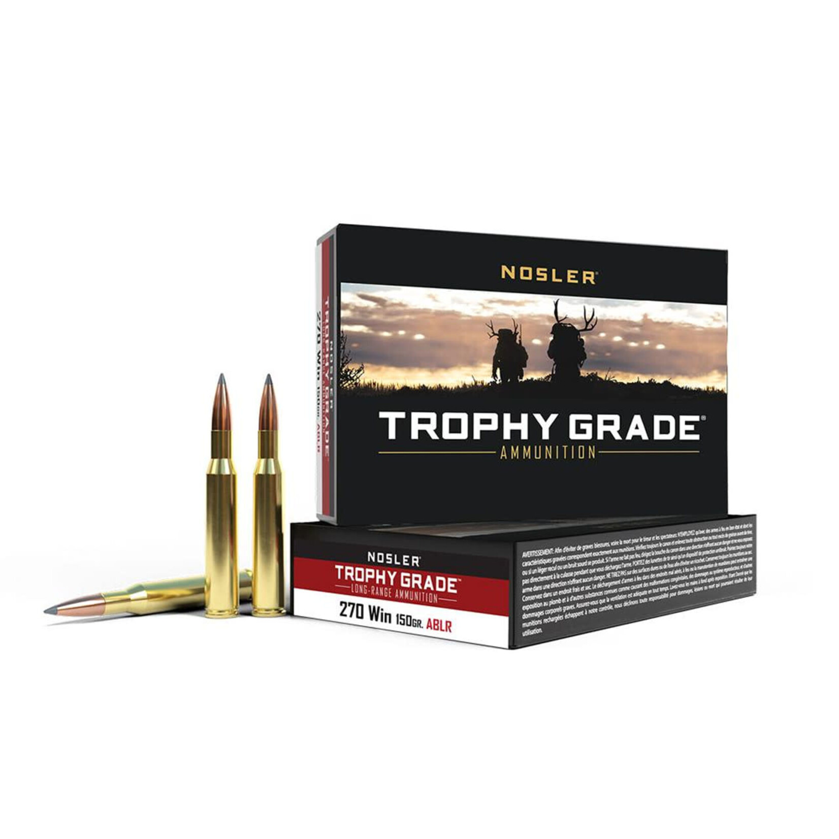 NOSLER NOSLER AMMO 270WIN TROPHY GRADE 150GR ABLR 20CT