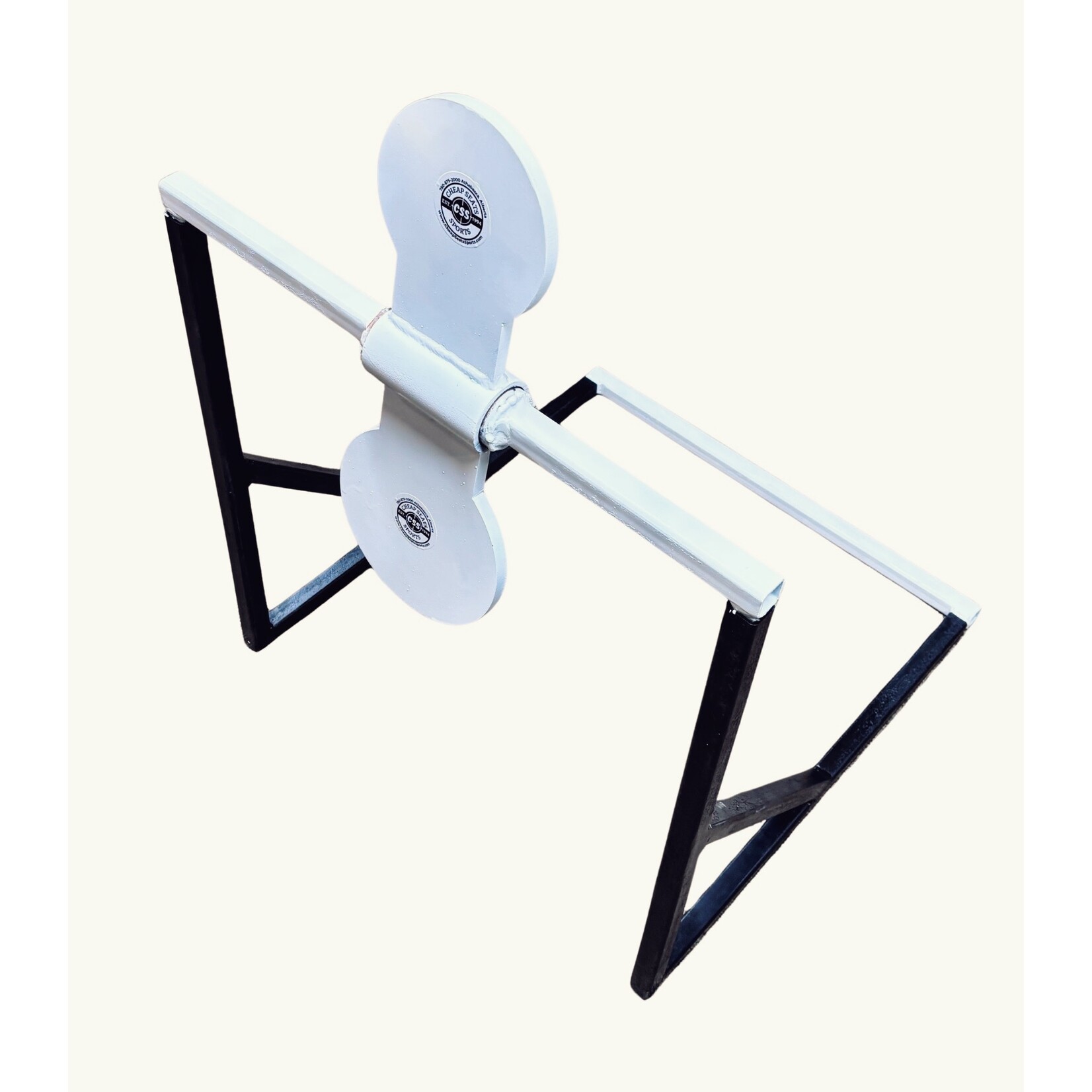 CUSTOM METAL   RIFLE SPINNING TARGET  CENTERFIRE