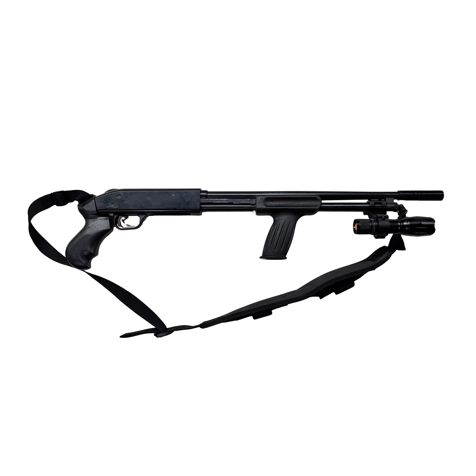 Mossberg USED MOSSBERG 410 GAUGE MODEL 500 PUMP ACTION HOME DEFENCE TACTICAL 18.5" BRL 5 RDS 3" CHAMBER PISTOL GRIP FOREND GRIP SLING MUNTED FLASHLIGHT