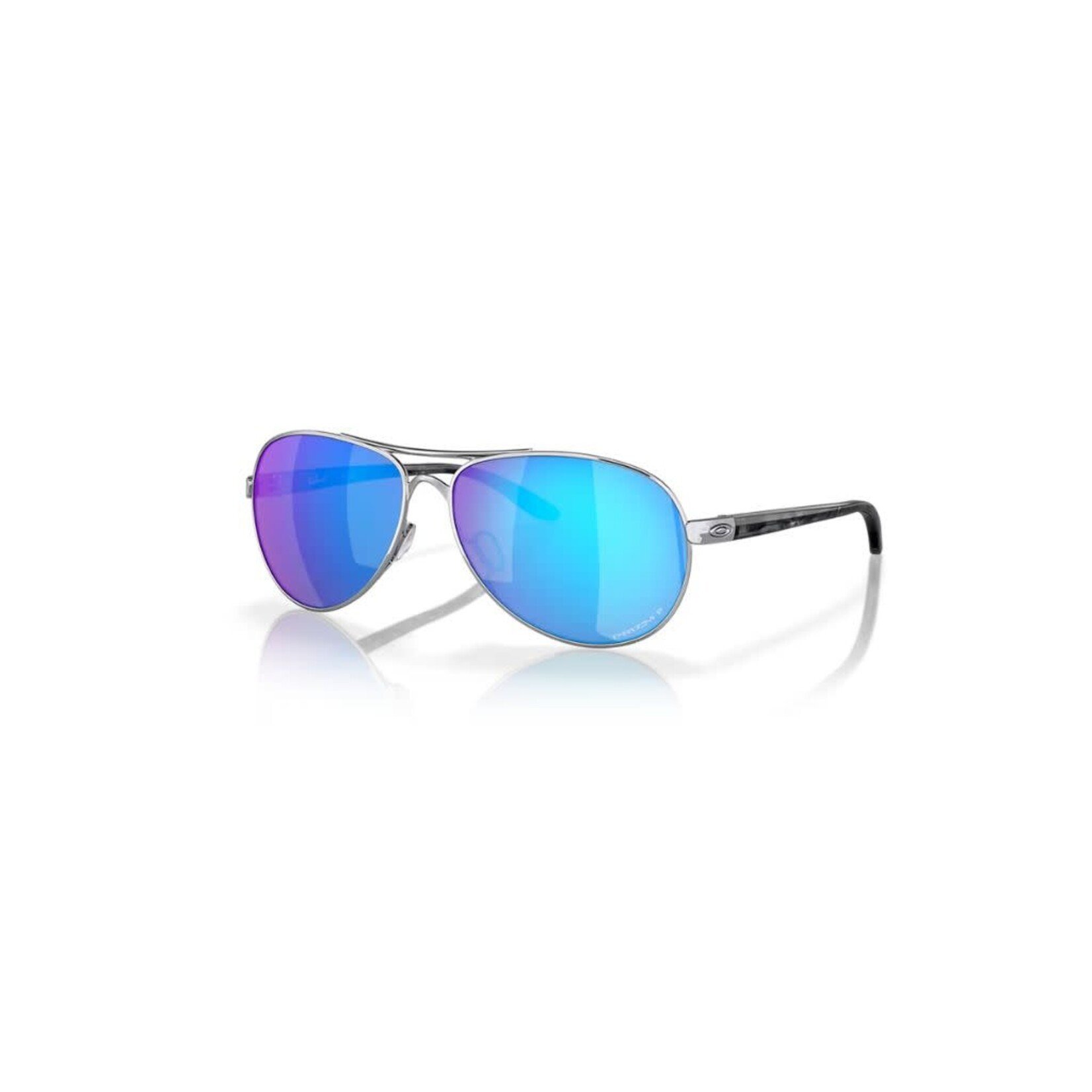 Oakley Canada OAKLEY FEEDBACK POLISHED CHROME W/ PRIZM SAPPHIRE IRIDIUM POLARIZED SUNGLASSES