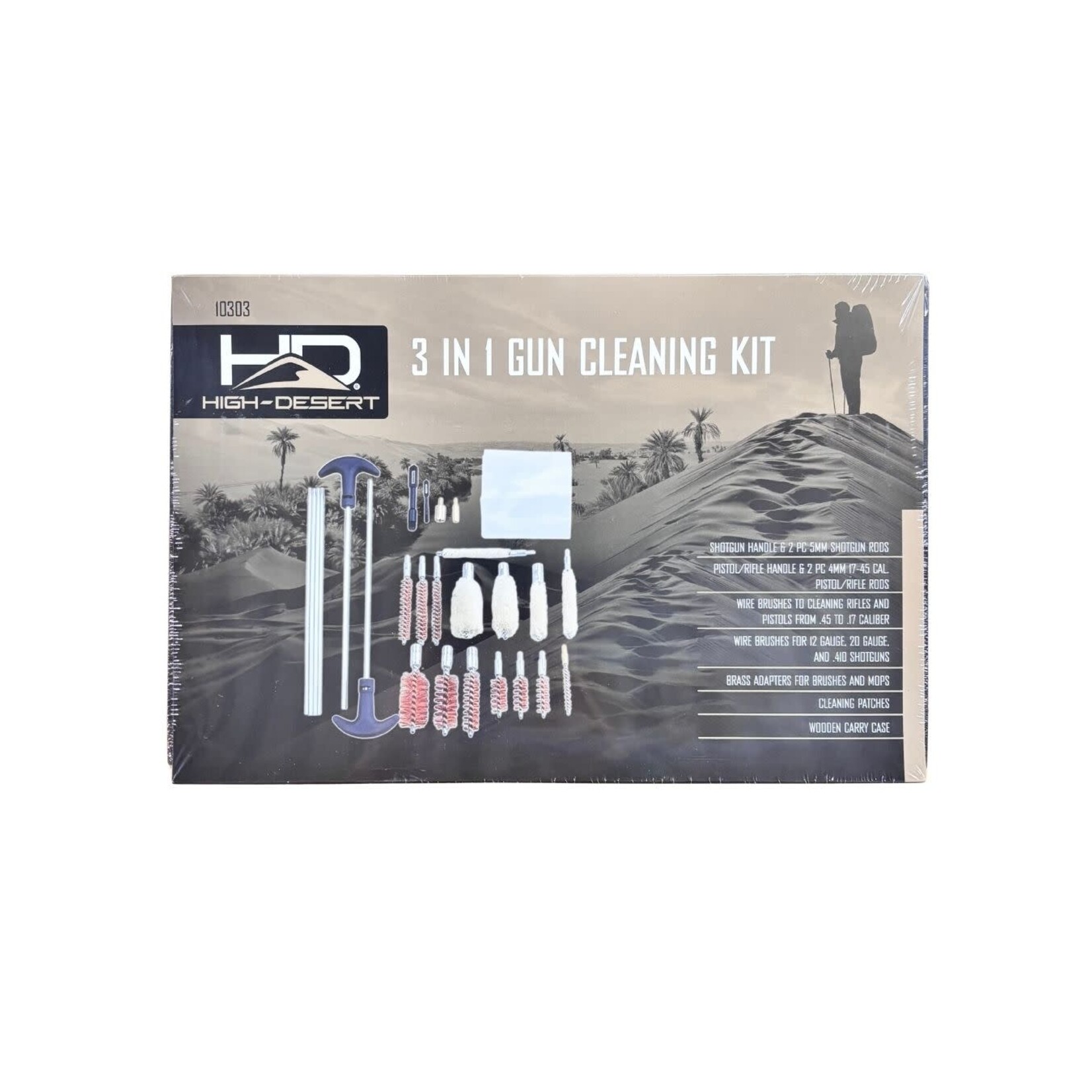 HIGH DESERT HIGH DESERT 3 IN 1 CLEANING KIT 65 PC 10303