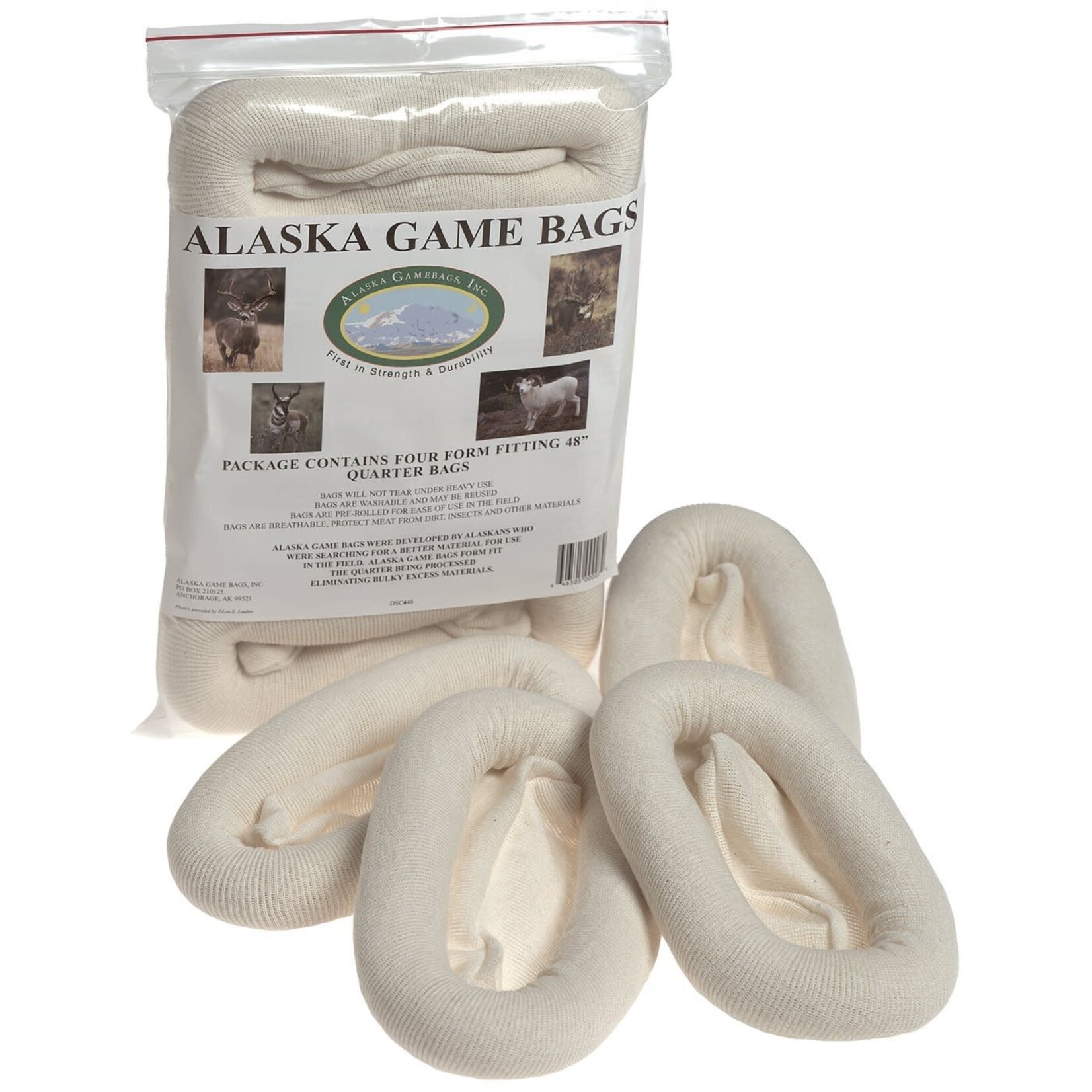 ALASKA GAME BAGS ROLLED 4 QTR BAG 48