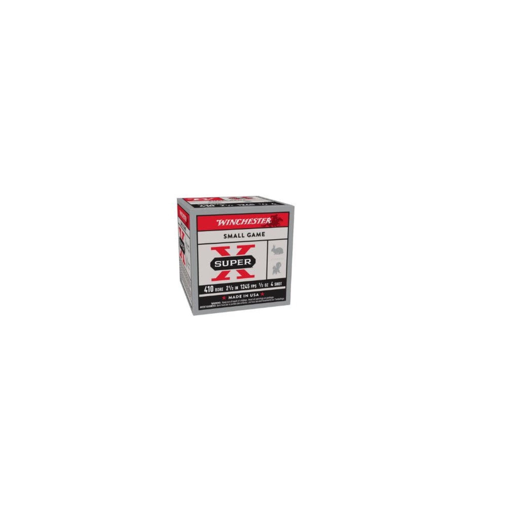 WINCHESTER WINCHESTER .410 GA 2.5" MAX 1/2 4 SHOTS SUP-X