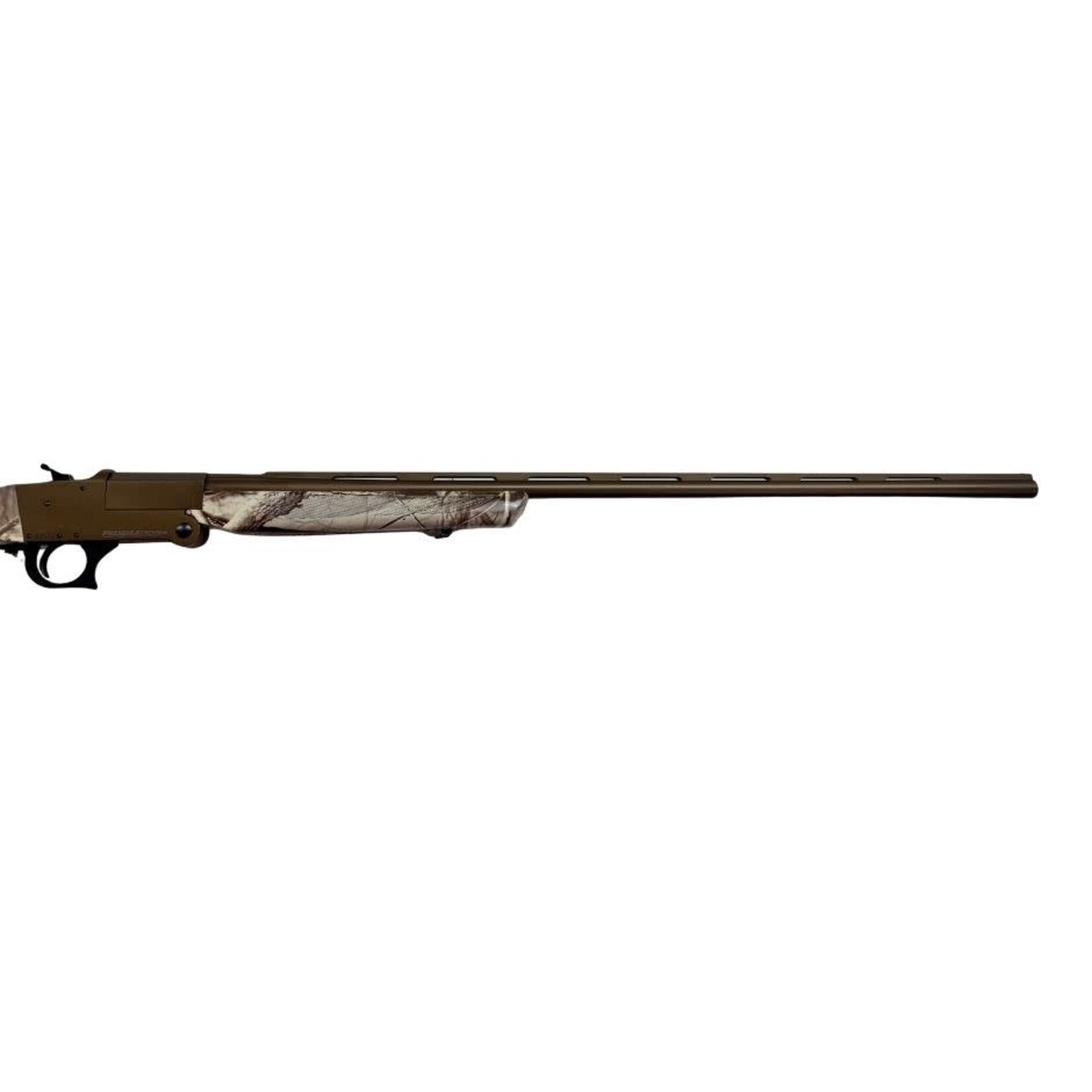 FEDERATION FIREARMS 410 GA SHOTGUN 3" CHAMBER SINGLE SHOT 28" BARREL 3 CHOKES CAMO SYNTH STOCK