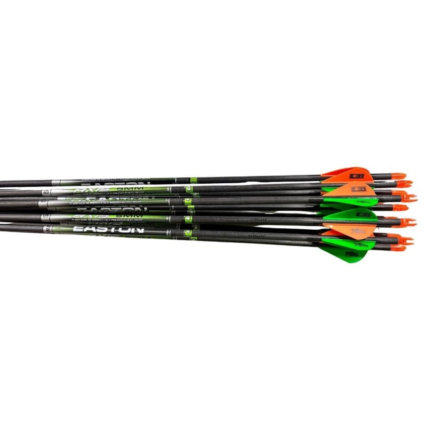 EASTON EASTON AXIS 2" 5MM 340 BLAZER ARROWS 12 PIECES