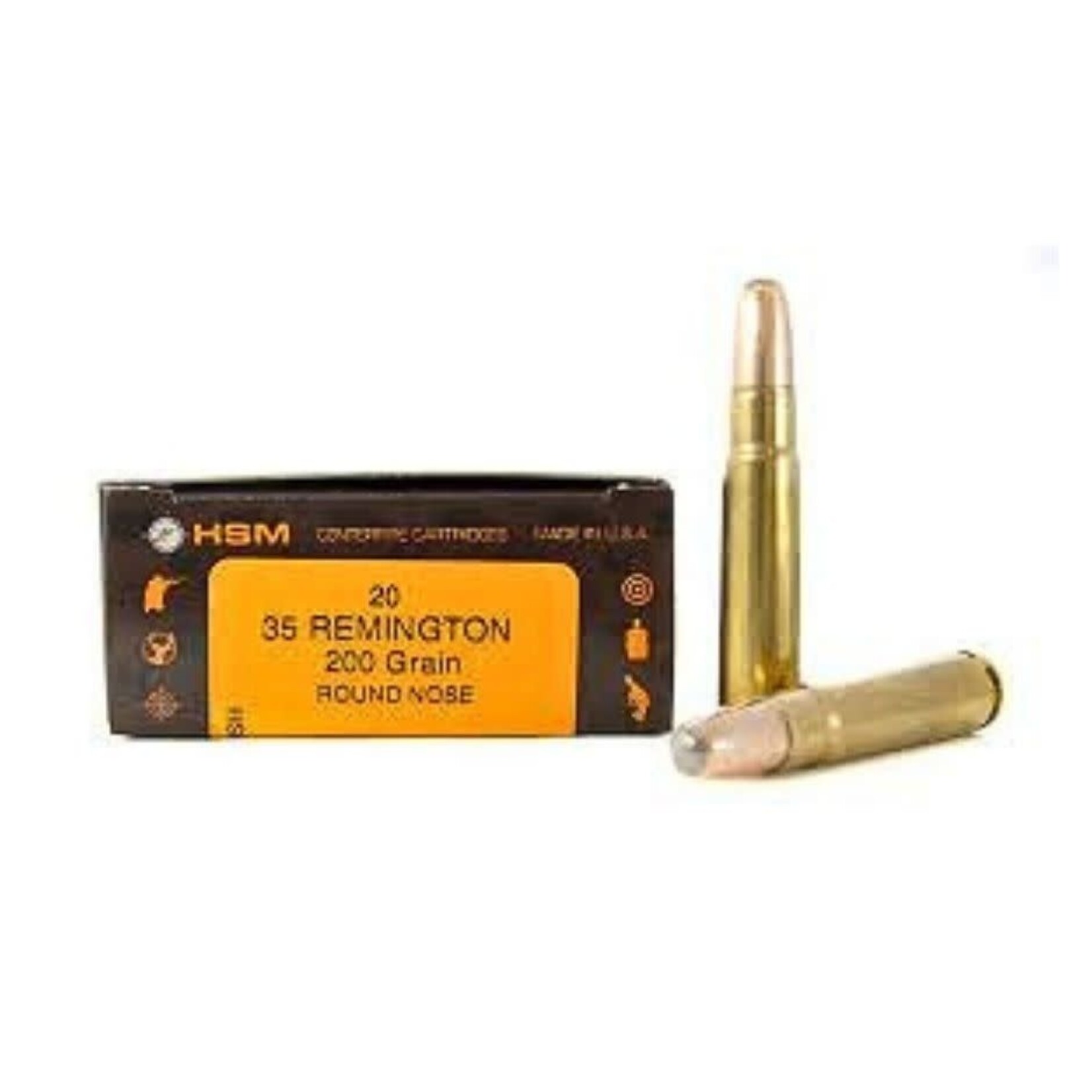 HSM HSM 35 REM 200 GR ROUND NOSE HORNADY