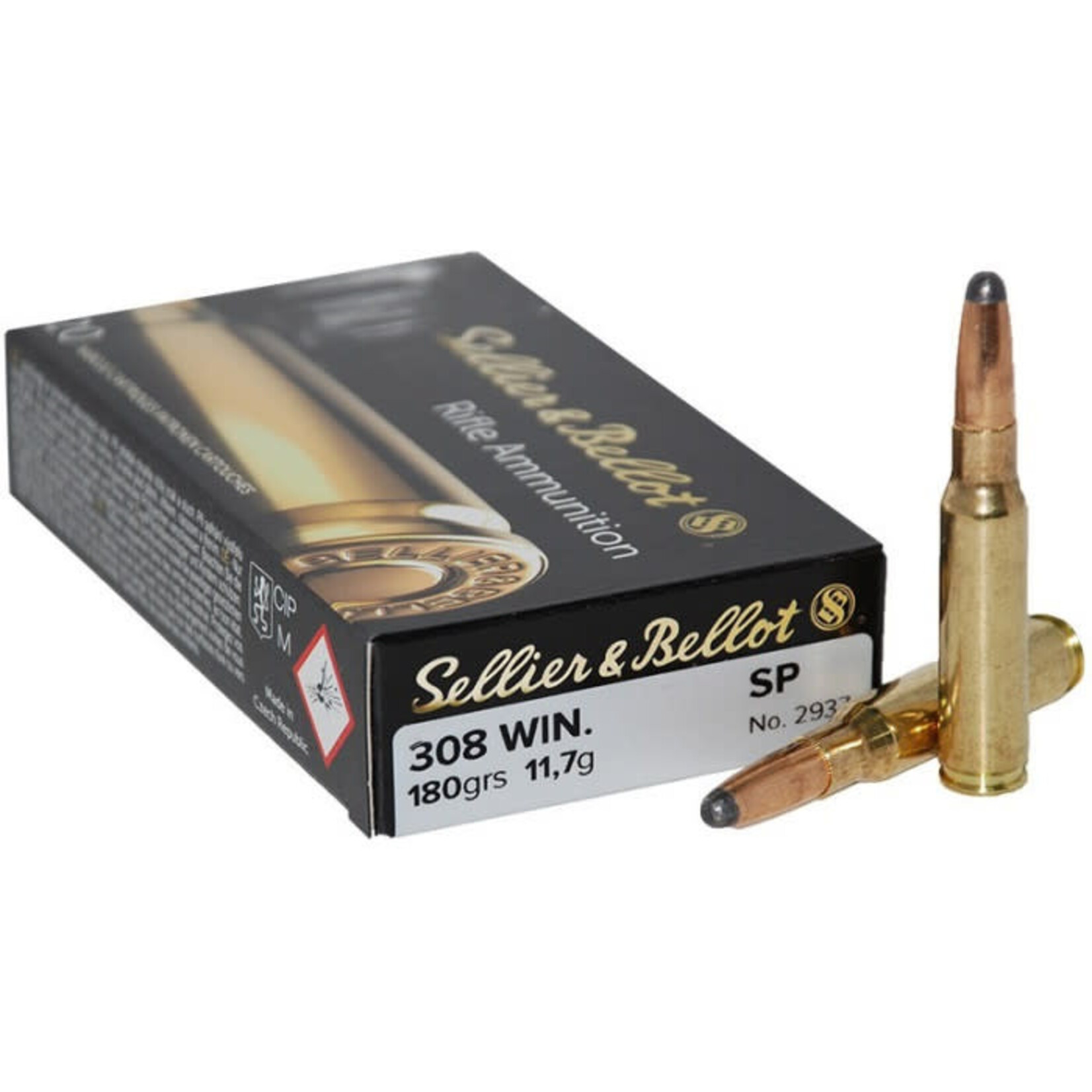SELLIER & BELLOT SELLIER AND BELLOT 308 WIN 180 GR SP