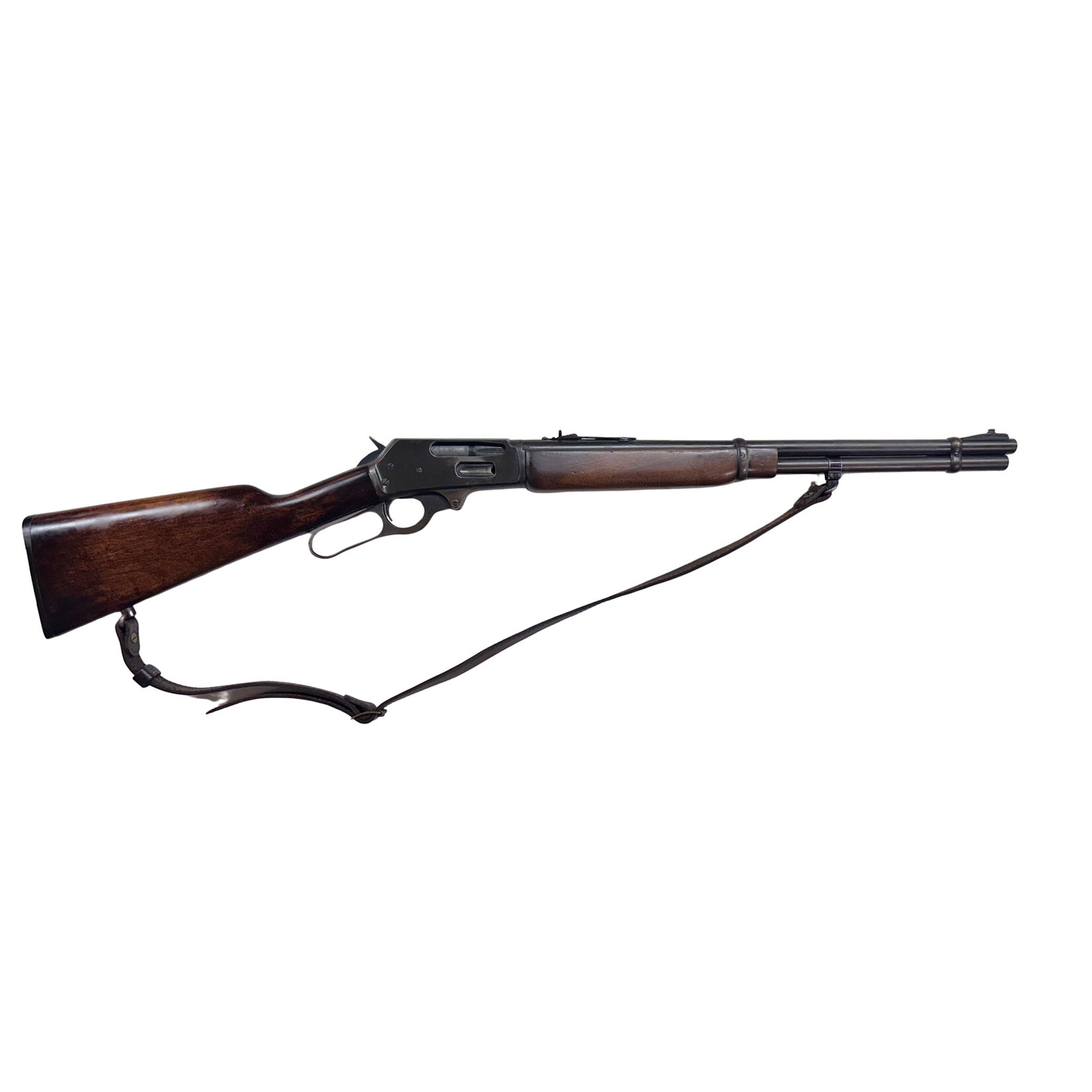 MARLIN USED MARLIN 35 REM 336RC 20" BARREL 6+1 RDS STRAIGHT GRIP BUCKHORN SIGHT WITH LEATHER SLING