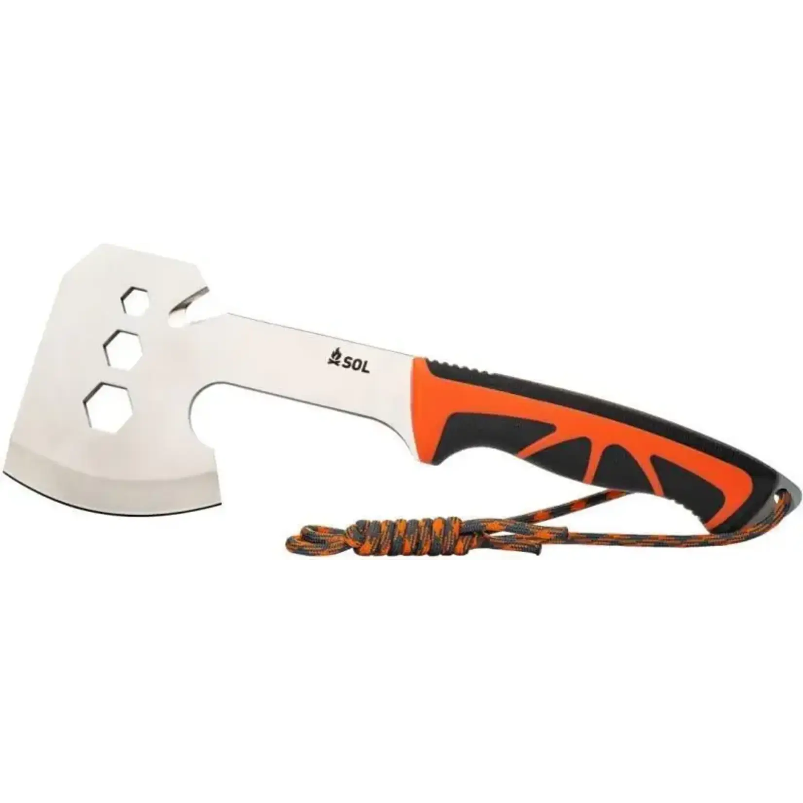 SOL ADVENTURE READY STOKE CAMP HATCHET WITH FLINT FIRE STARTER