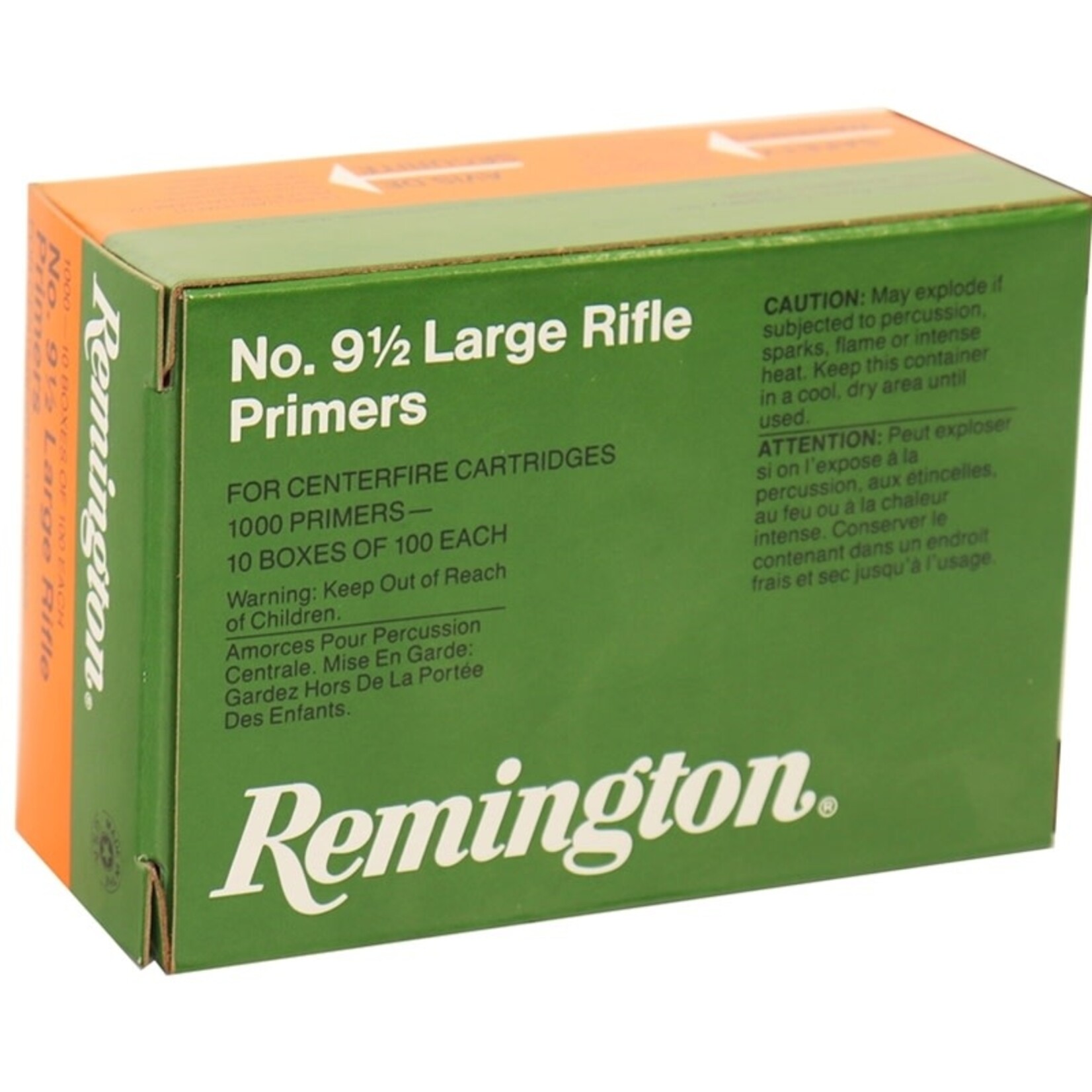 REMINGTON REMINGTON 9 1/2 LARGE RIFLE PRIMERS 1000 PRIMERS