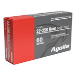 AGUILA AGUILA 22-250 REM INTERLOCK 60 GR SOFT POINT BY HORNADY
