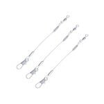 Eagle Claw EAGLE CLAW 9" STEEL LEADER 30LB TEST 3 PK