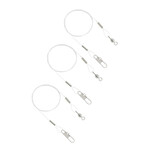 Danielson DANIELSON STAINLESS STEEL WIRE LEADER 45 LB TEST 12" 3PK