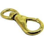 SHORELINE MARINE BRASS SWIVEL EYE SNAP 3.75" 130 LBS