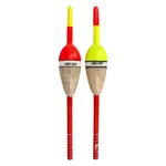 Eagle Claw EAGLE CLAW BALSA STYLE SPRING FLOATS 2 PK 3/4" X 6"