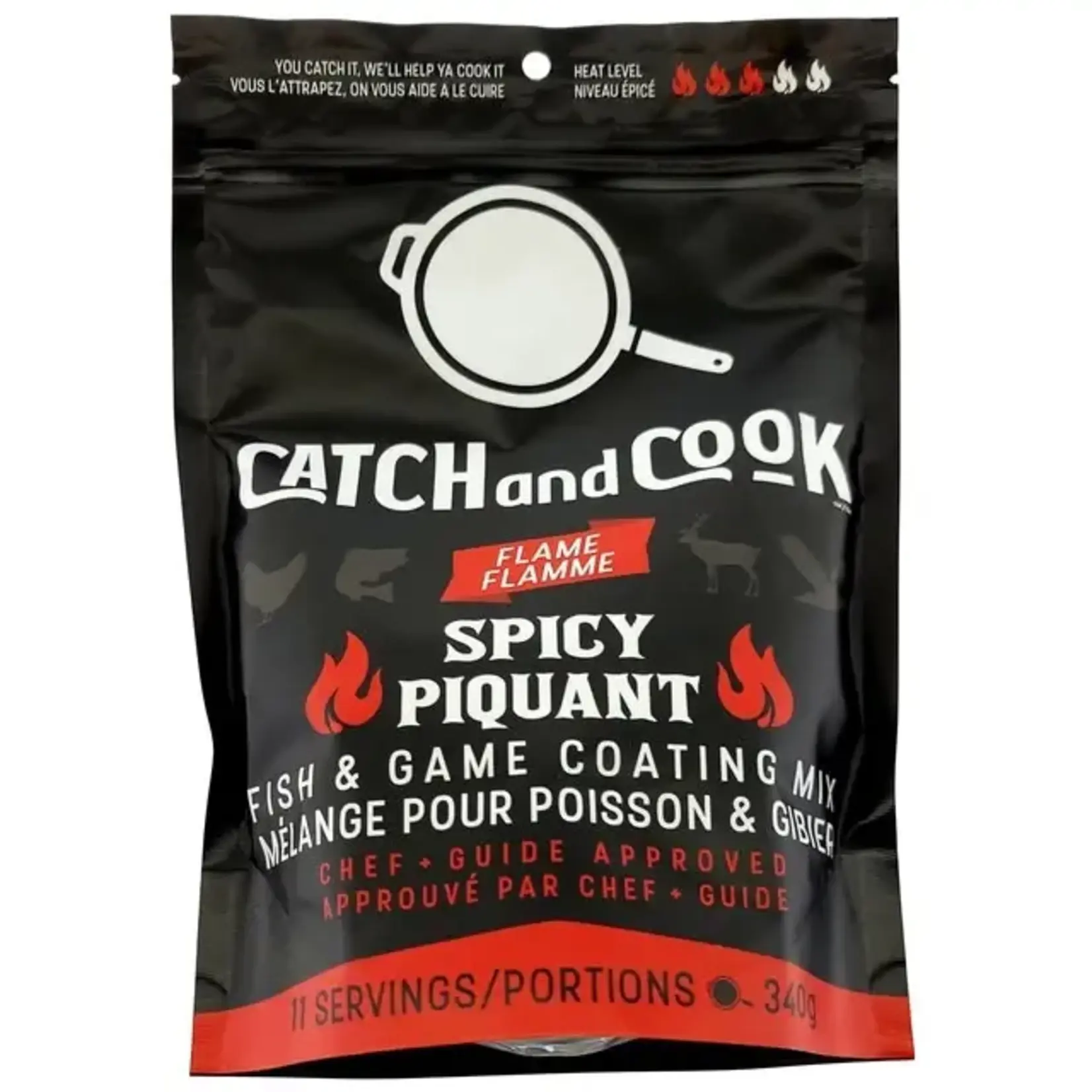CATCH AND COOK FISH GAME COATING MIX SPICY 340G