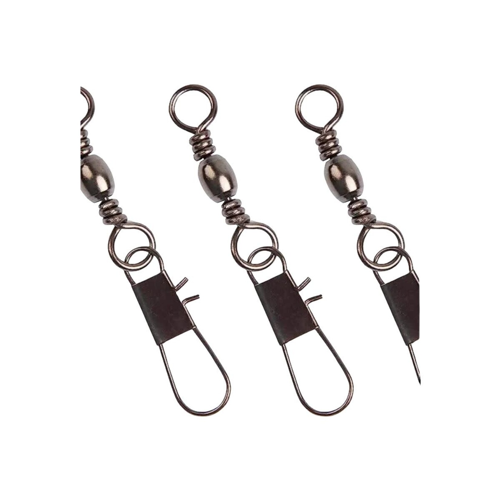 Pucci PUCCI 103-3-12PK INTERLOCKING SNAP SWIVEL #3 NICKEL