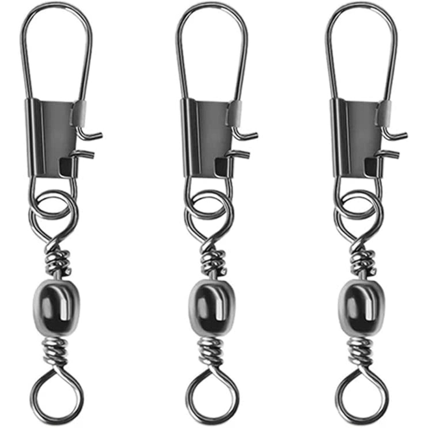 Danielson DANIELSON BALL BEARING SWIVELS WITH INTERLOCK SNAPS 3 PC BLK