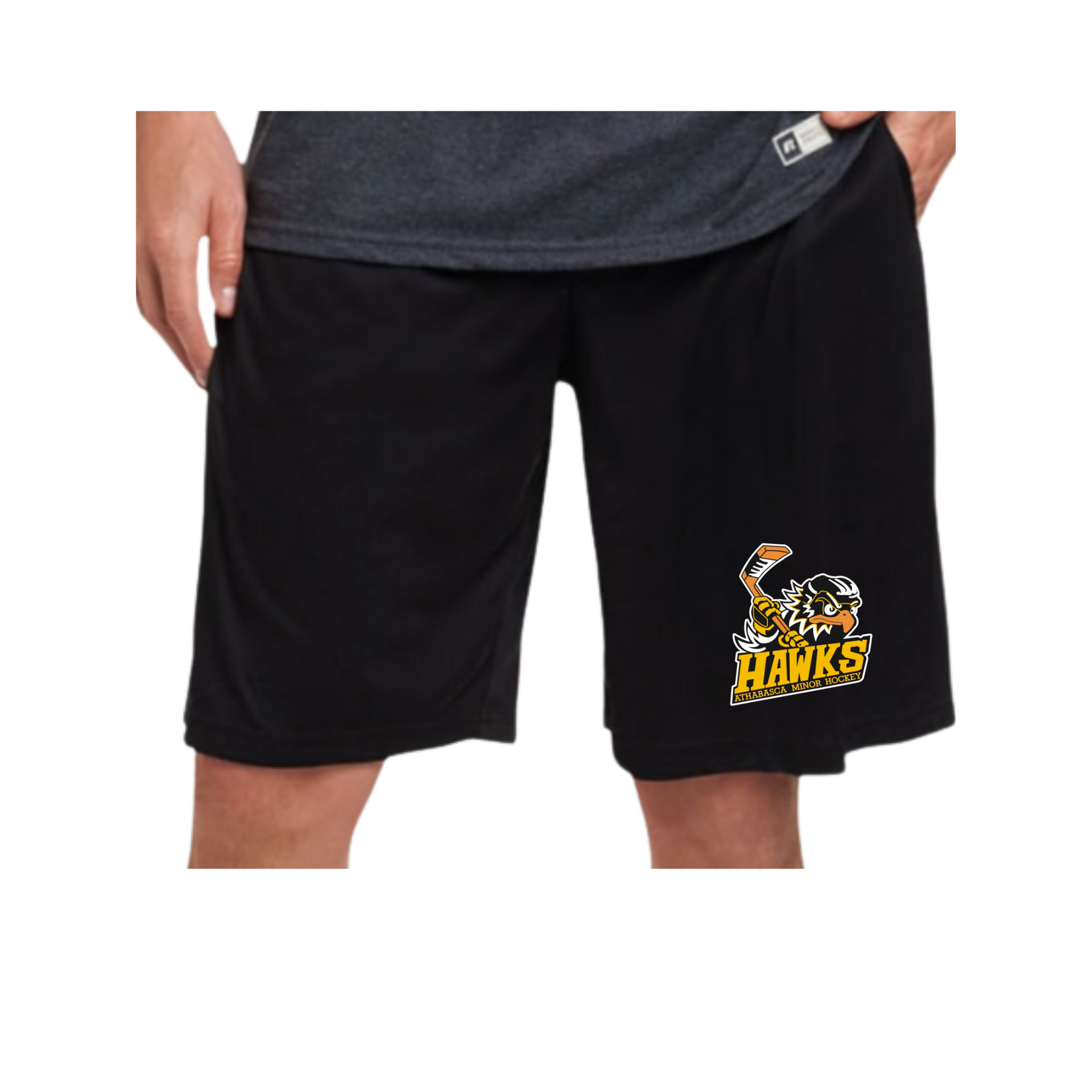 ATHLETIC KNIT ATHLETIC KNIT ATHABASCA HAWKS SHORTS