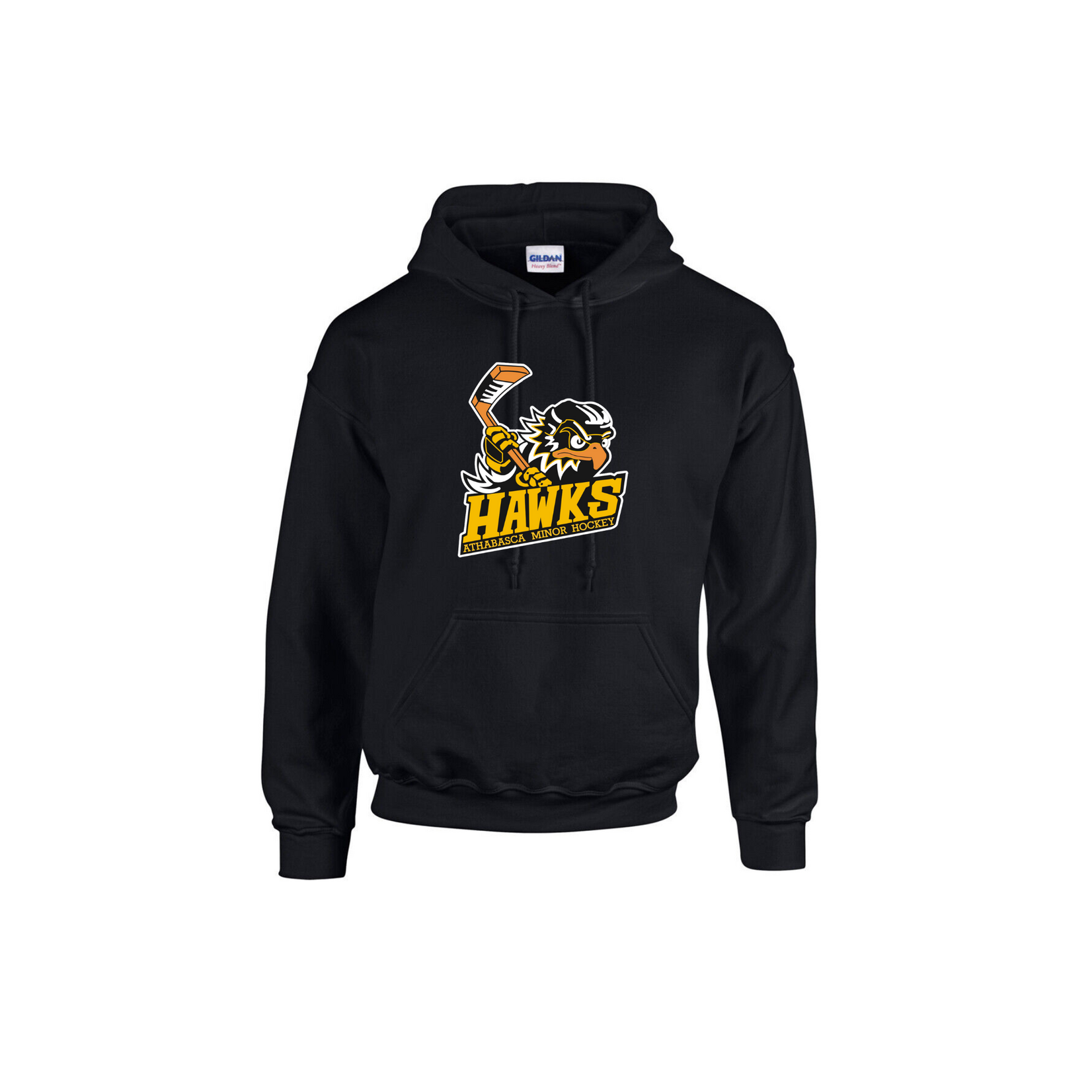 GILDAN GILDAN HAWKS HOODY BLACK ADULT