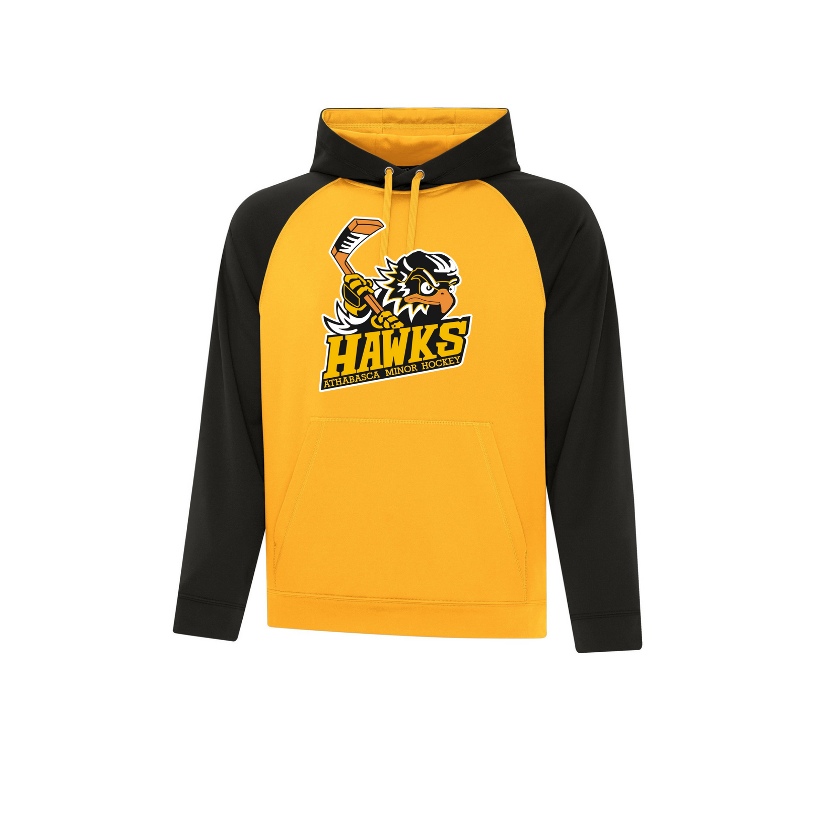 CANADA SPORTSWEAR HAWKS HOODY OAKLAND ADULT GOLD/BLACK