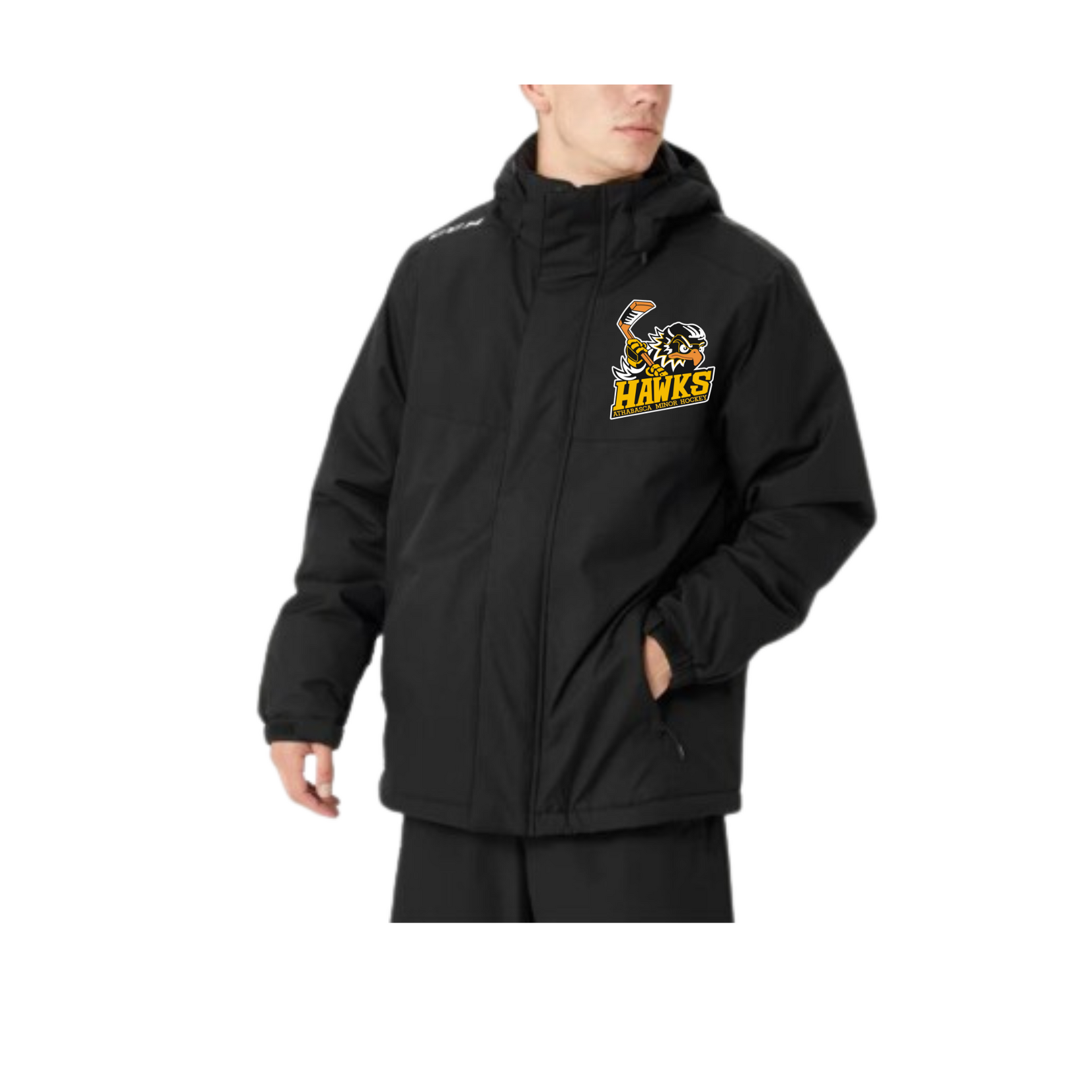 CCM Hockey CCM HAWKS JACKET HEAVYWEIGHT YOUTH