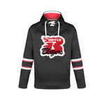 ATHLETIC KNIT BLAZERS DANGLE 617 HOODY BLACK/RED/WHITE SR