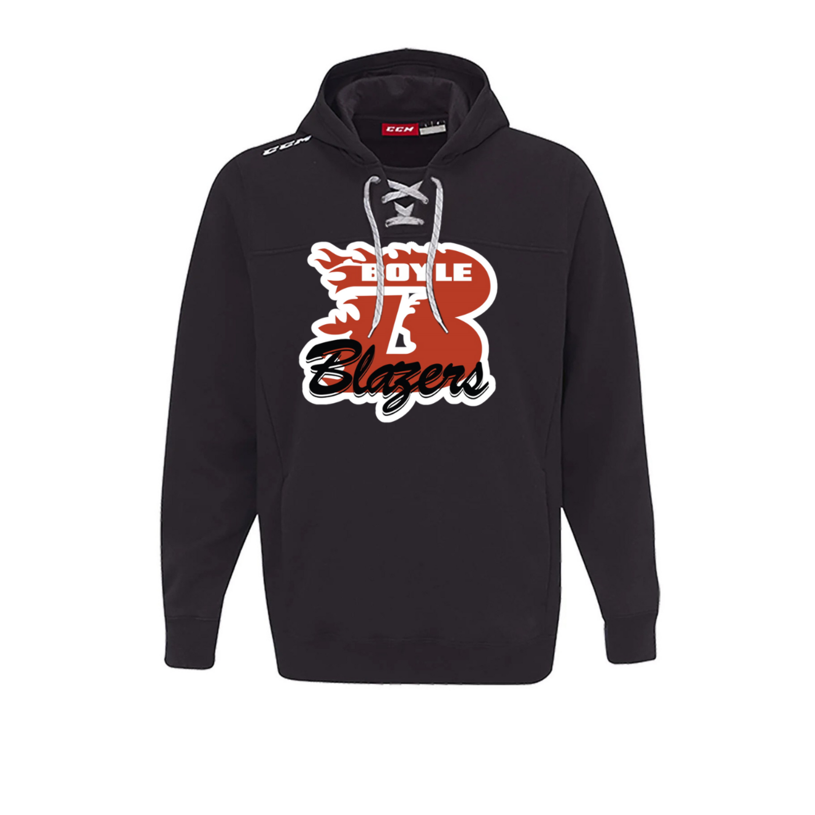 CCM Hockey CCM FLEECE JERSEY HOODY BLK