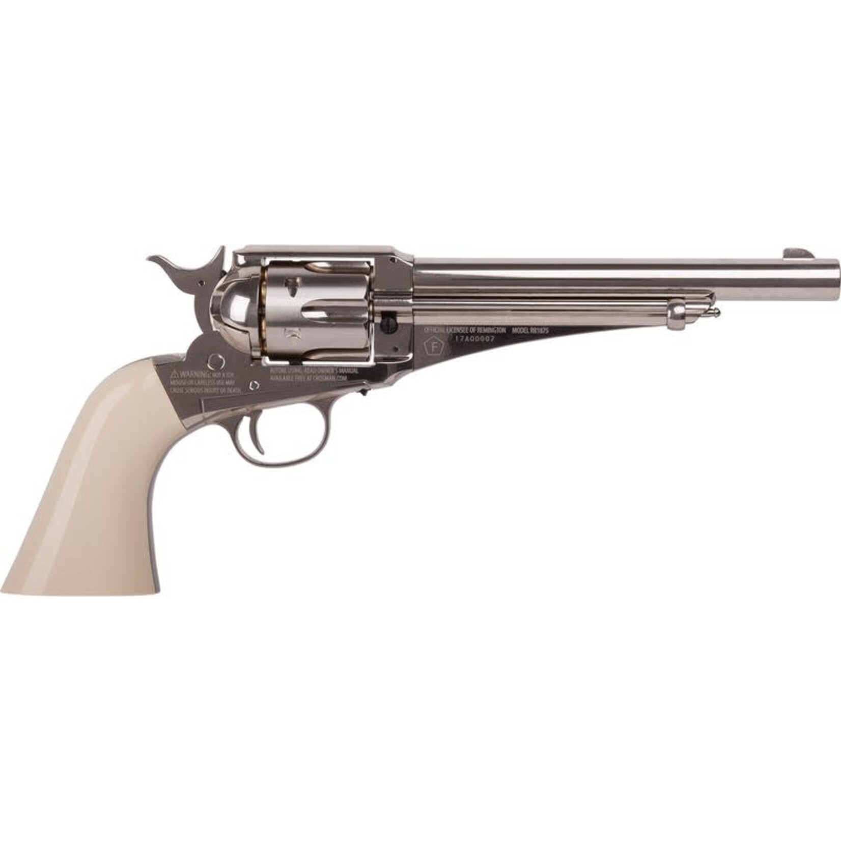 REMINGTON REMINGTON 1875 SINGLE ACTION REVOLVER CO2 POWERED FULL METAL BB AND PELLET 450 FPS .177 CAL