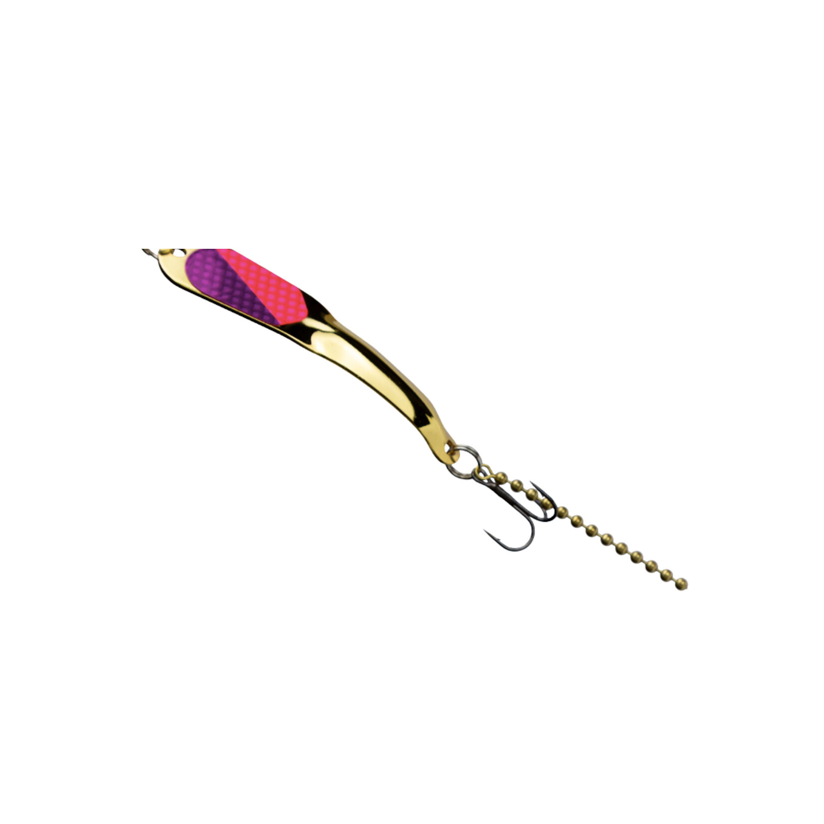 Eagle Claw EAGLE CLAW IRON DECOY STEELY SPOON #3 HOT PURPLE PINK 1/4 OZ