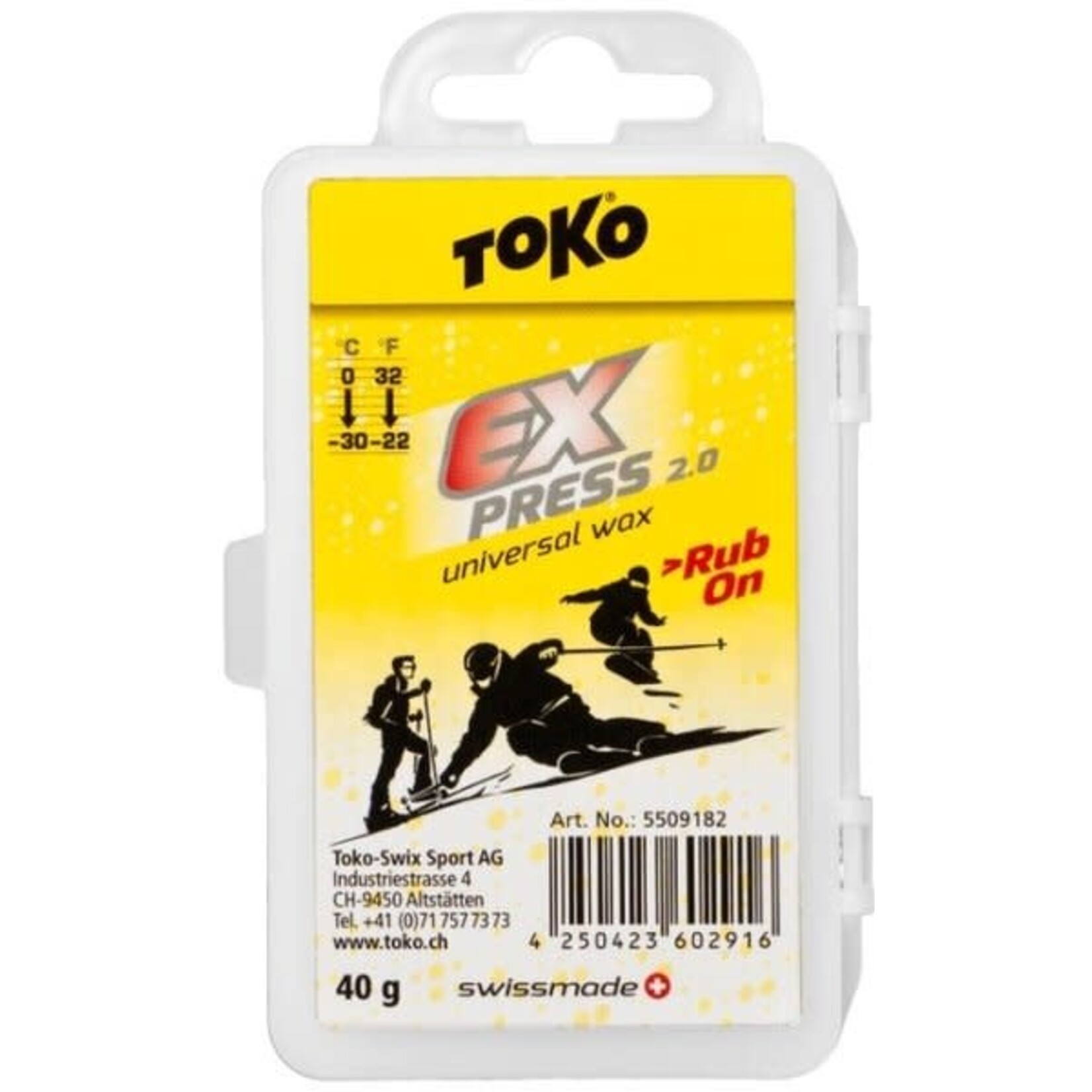 TOKO EXPRESS 2.0 WAX UNIVERSAL WAX RUB-ON 40G