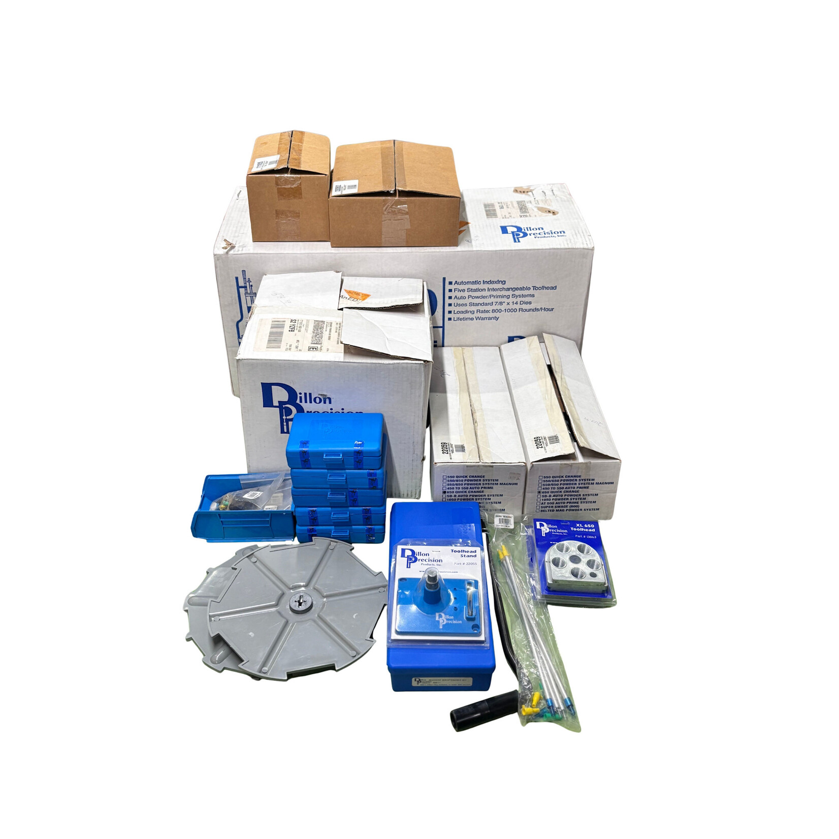 USED DILLON PRECISION RELOADING 23 PIECE PACKAGE (NEW IN BOX)