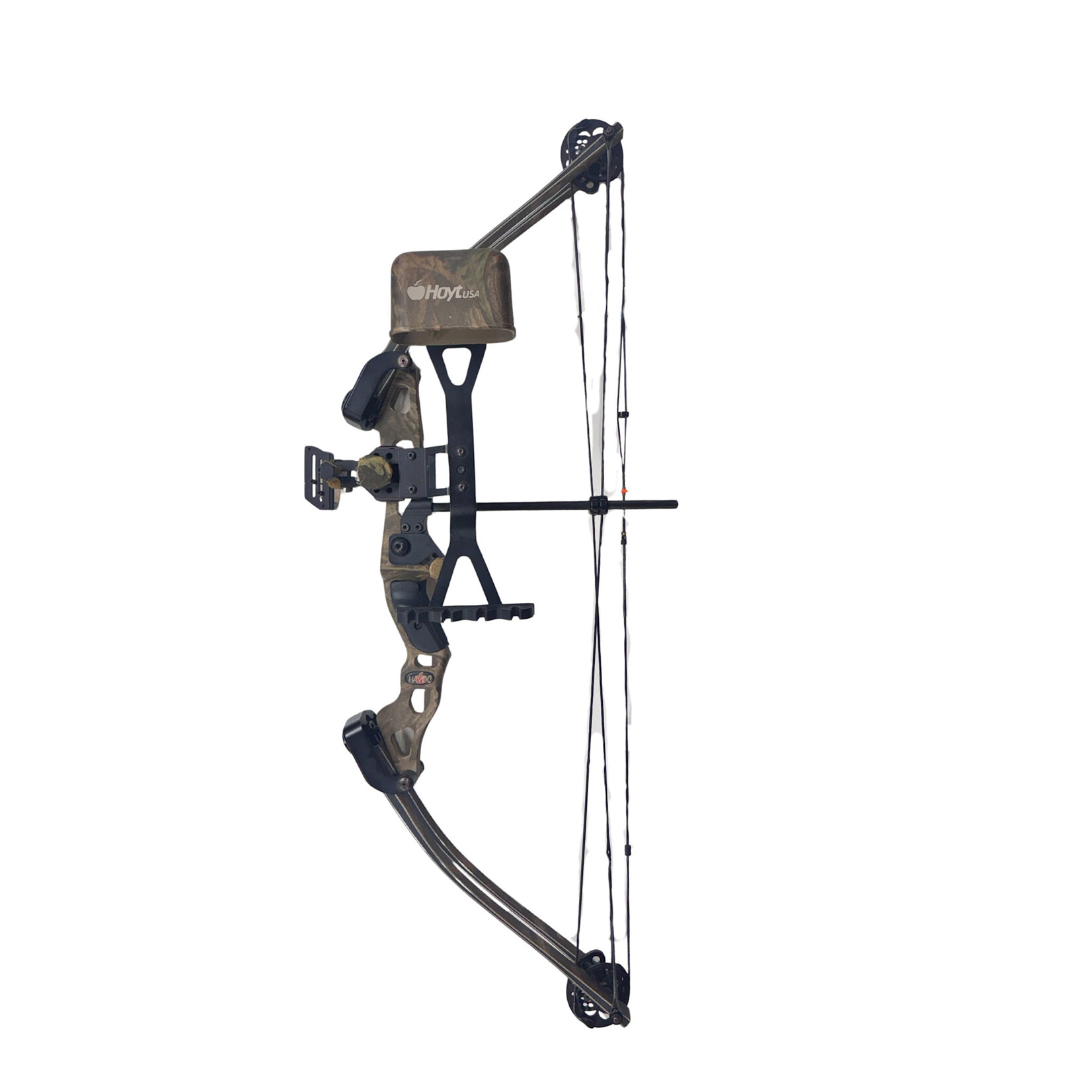 USED HOYT HAVOC XT2000 LEFT HAND WITH QUIVER REST AND SIGHT 40-50LBS 26"DL