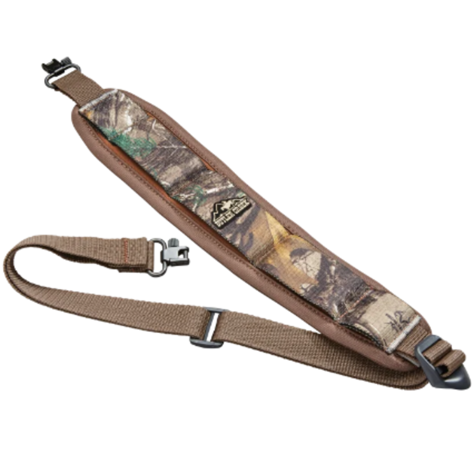 BUTLER CREEK BUTLER CREEK COMFORT STRETCH RIFLE SLING RTX W/ SWIVELS REALTREE