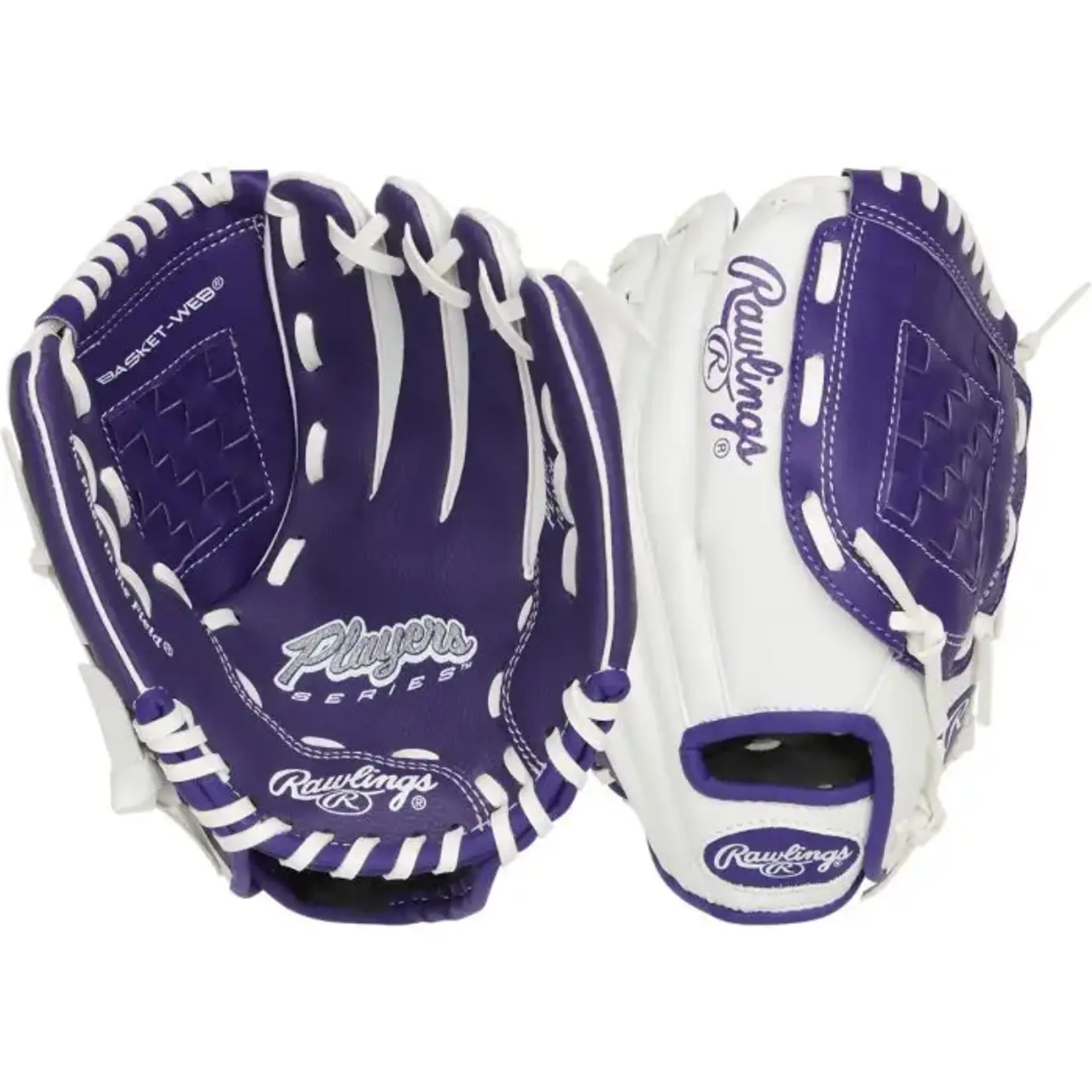 RAWLINGS RAWLINGS PLAYER SERIES 10 INCH GLOVE- RIGHT PURPLE/WHITE
