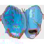 RAWLINGS RAWLINGS PLAYER SERIES 10.5 INCH GLOVE- RIGHT SKY BLUE/RED