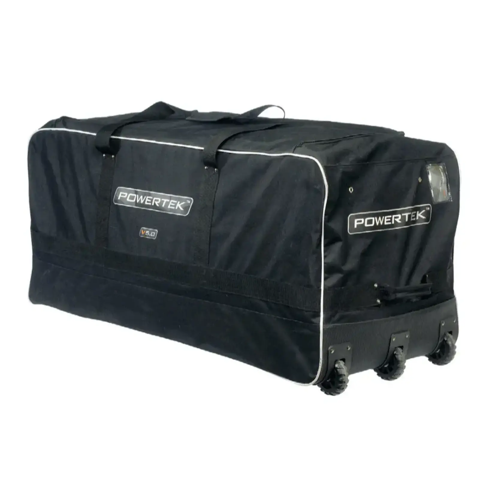 POWERTEK HOCKEY POWERTEK V5.0 TEK EQUIPMENT BAG BLACK WHEEL 44"x 20"x 20"