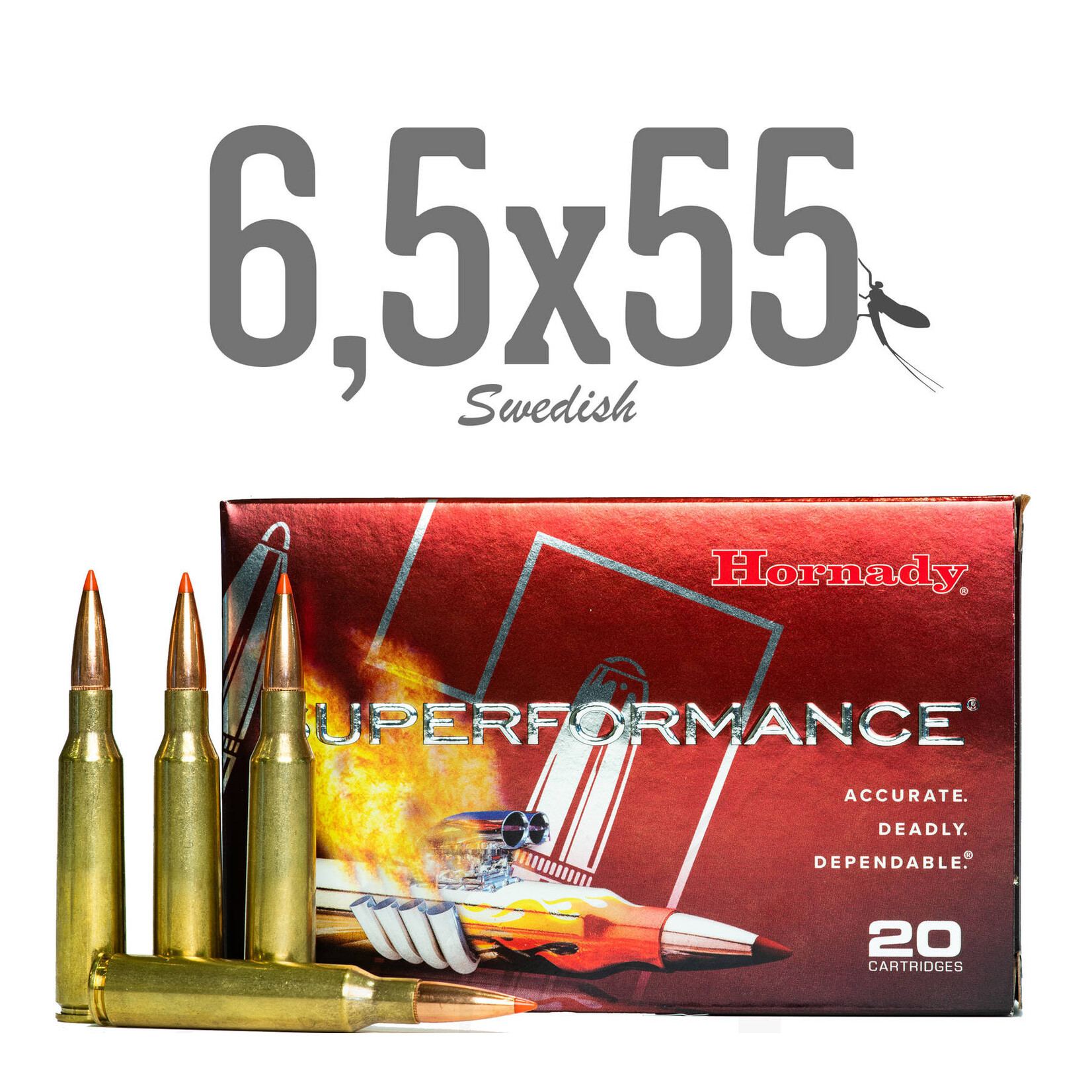 HORNADY HORNADY AMMO 6.5X55 140 GR SST SPF 20 RNDS 85507