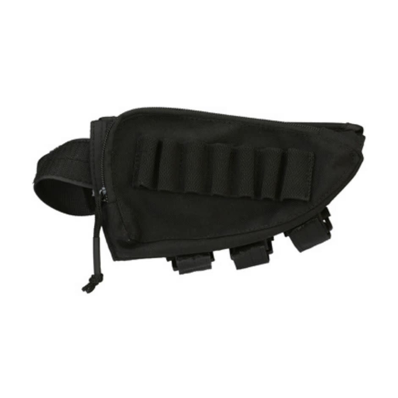 EVOLUTION HUNTING TACTICAL RIFLE CHEEK REST W/ AMMUNITION CARRIER BLK
