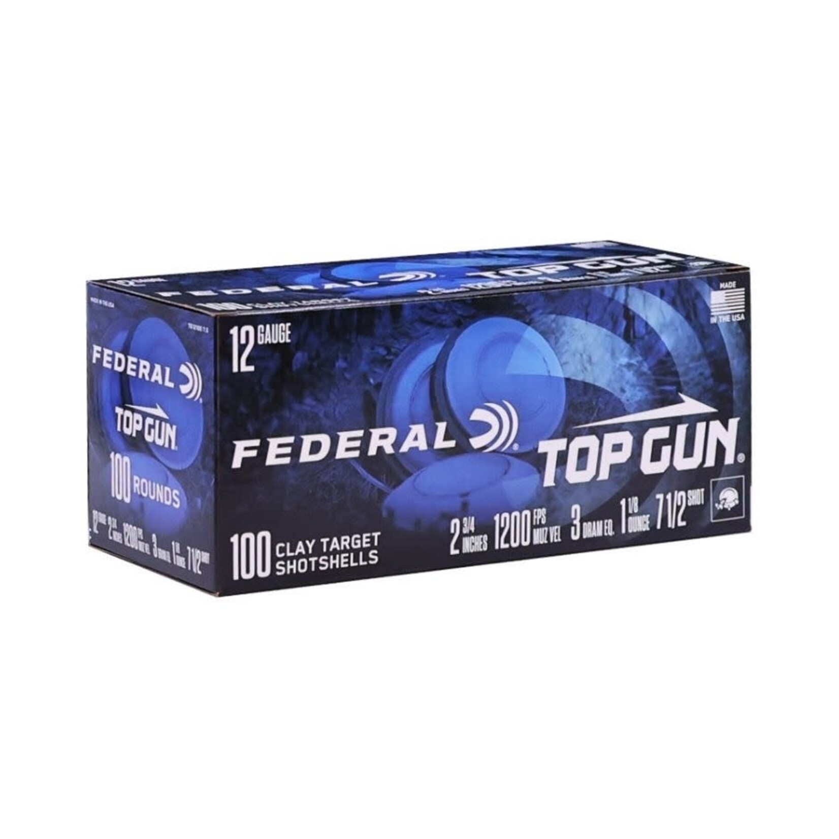 FEDERAL FEDERAL SS 12 GA AMMO 2 3/4" 1 1/8 OZ 7.5 SHOT 100 ROUNDS
