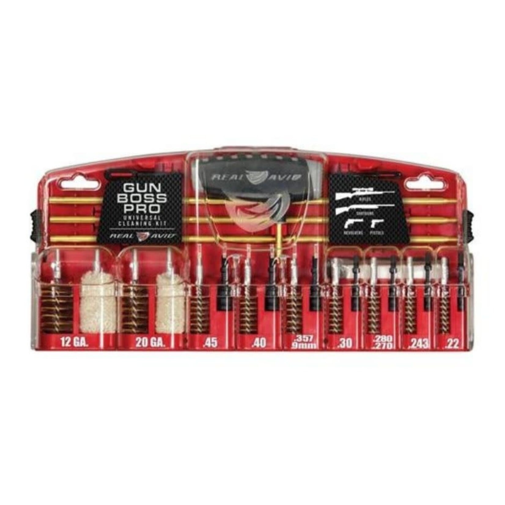 REAL AVID GUN BOSS PRO UNIVERSAL CLEANING KIT 22CAL-45CAL