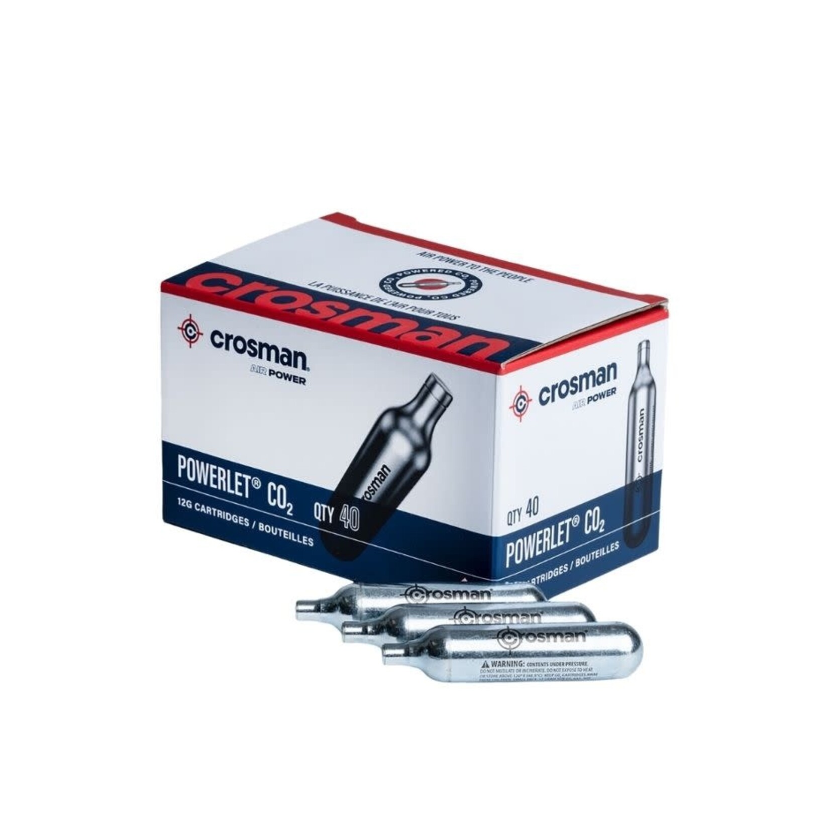 CROSMAN CROSMAN POWERLET CO2 12G CARTRIDGES 40CT