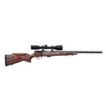 SAVAGE 17 HMR 93R17 BOLT ACTION 20" SPIRAL BULL BARREL 5 AND 10 ROUND MAGS W/ BUSHNELL BANNER AO 4-12X40 SCOPE "LIKE NEW"