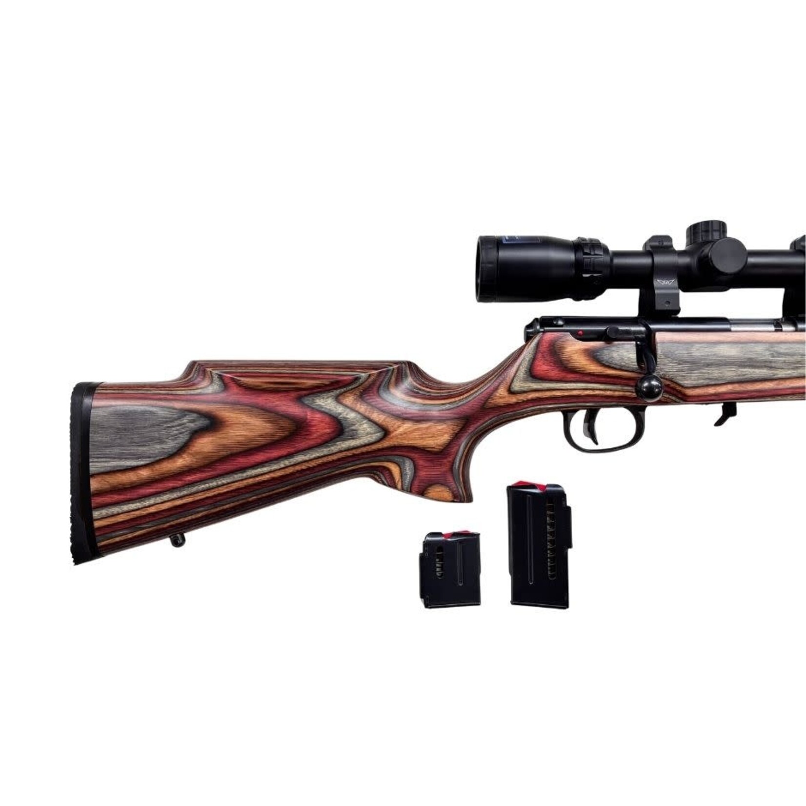 SAVAGE 17 HMR 93R17 BOLT ACTION 20" SPIRAL BULL BARREL 5 AND 10 ROUND MAGS W/ BUSHNELL BANNER AO 4-12X40 SCOPE "LIKE NEW"