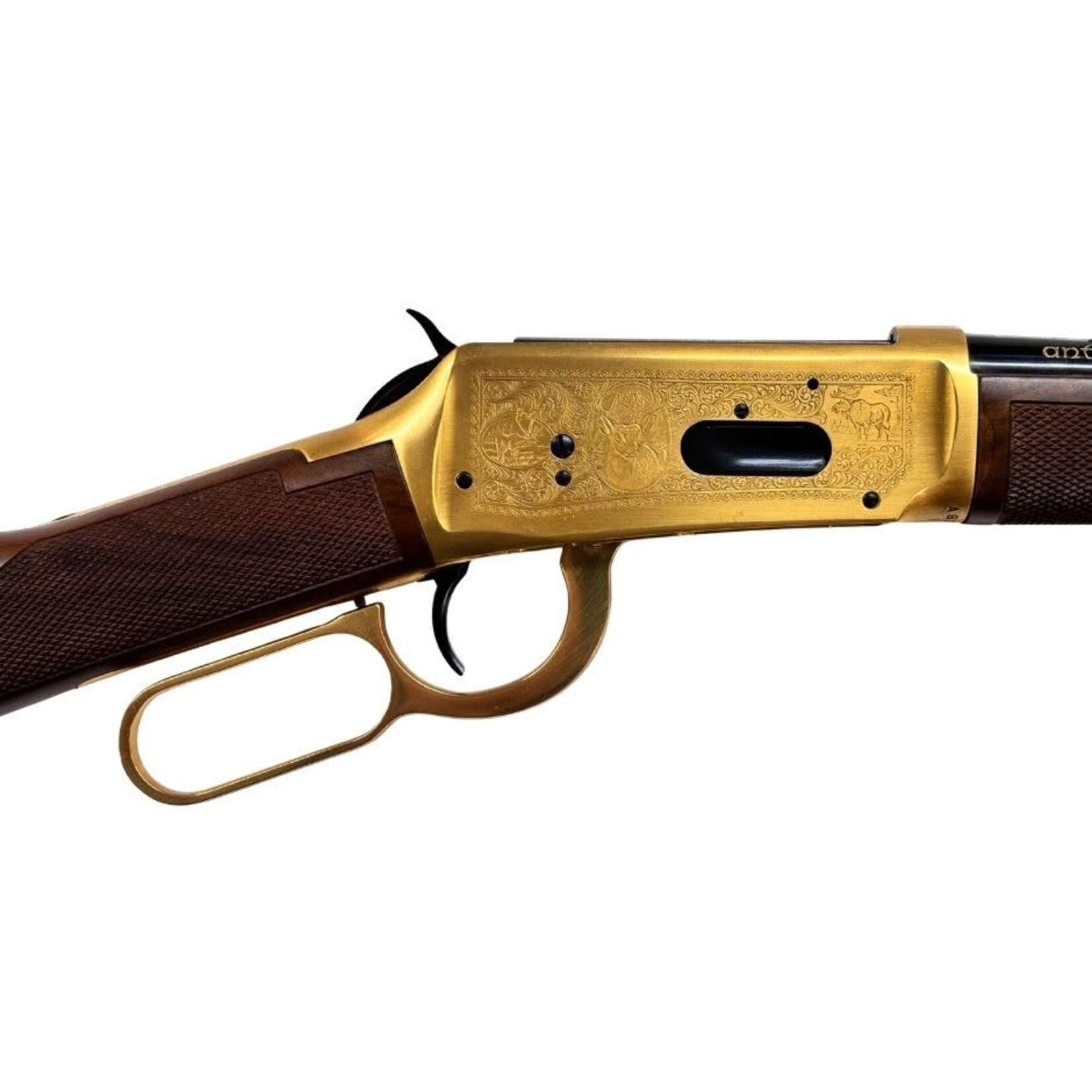 WINCHESTER USED WINCHESTER 30-30 WIN MODEL 94 ANTLERED GAME COMMEMORATIVE LEVER ACTION 20" BRL 6 RDS BORN 1978 *NEW IN BOX* W/ BOX AND PAPERS