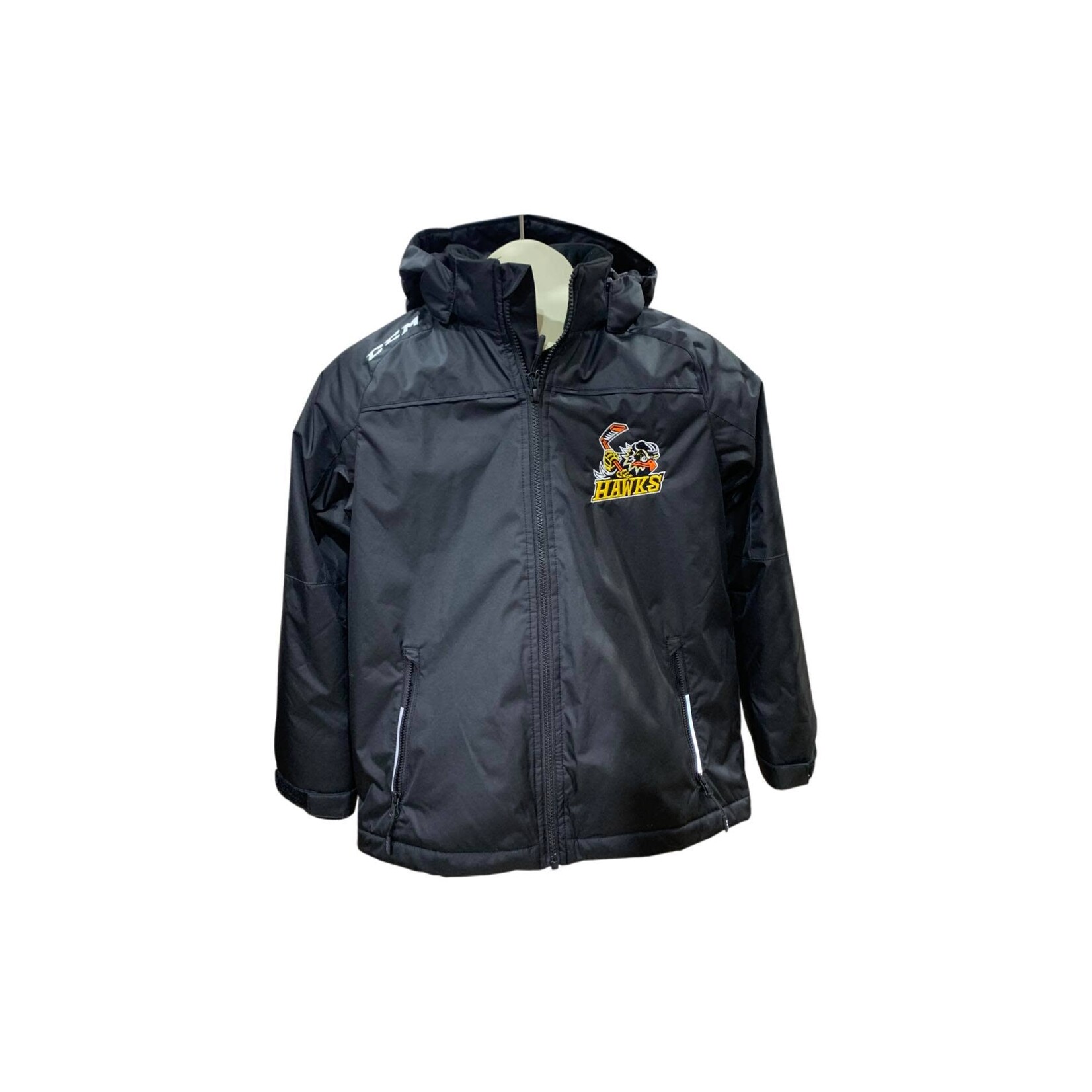CCM Hockey CCM HAWKS TEAM WINTER JACKET BLK
