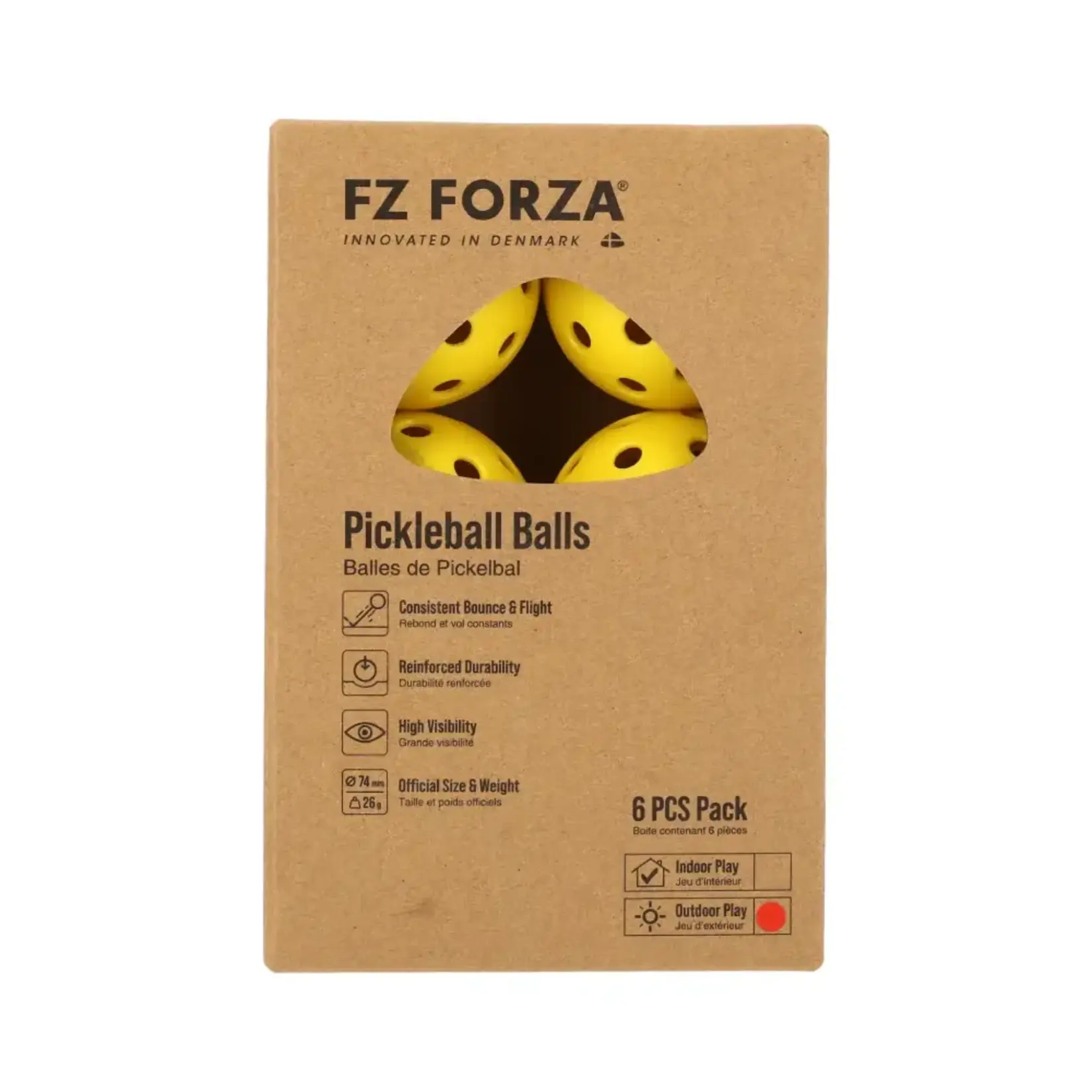 FZ FORZA FZ FORZA PICKLEBALLS 6 PACK OUTDOOR PLAY