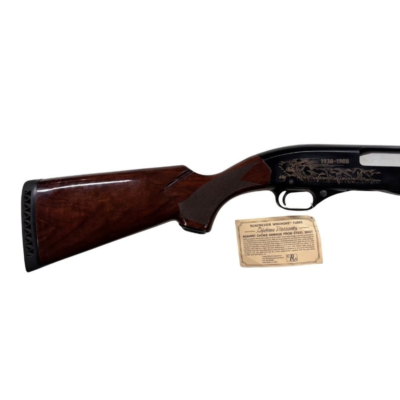 Winchester Repeating Arms USED WINCHESTER 12 GA PUMP ACTION SHOTGUN MODEL 1300 DUCKS UNLIMITED 28" BRL 2 3/4" AND 3" CHAMBER 4 RDS W/ HARD CASE 2 CHOKES